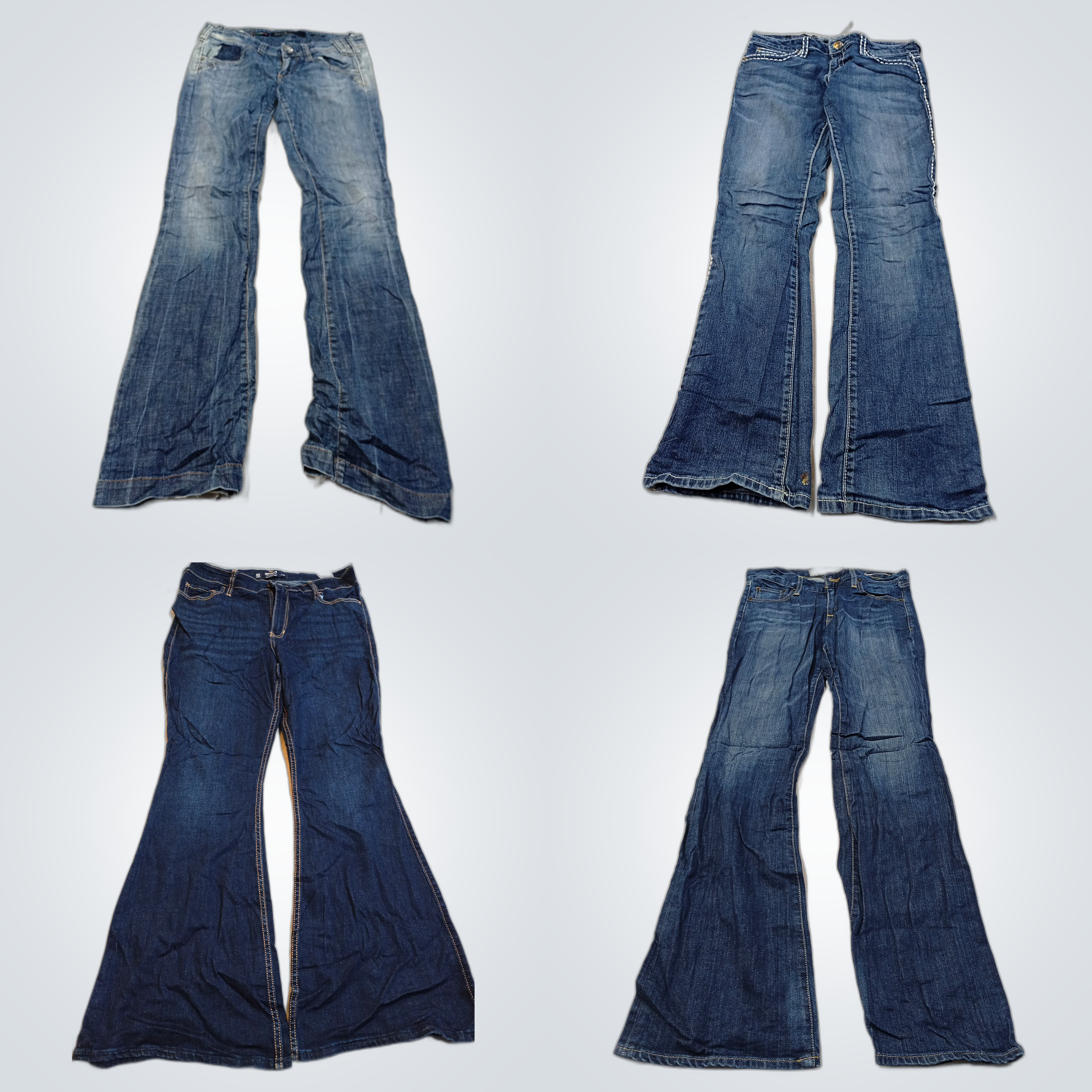 Jeans Bundle 7 For All Mankind Wrangler Hollister ..