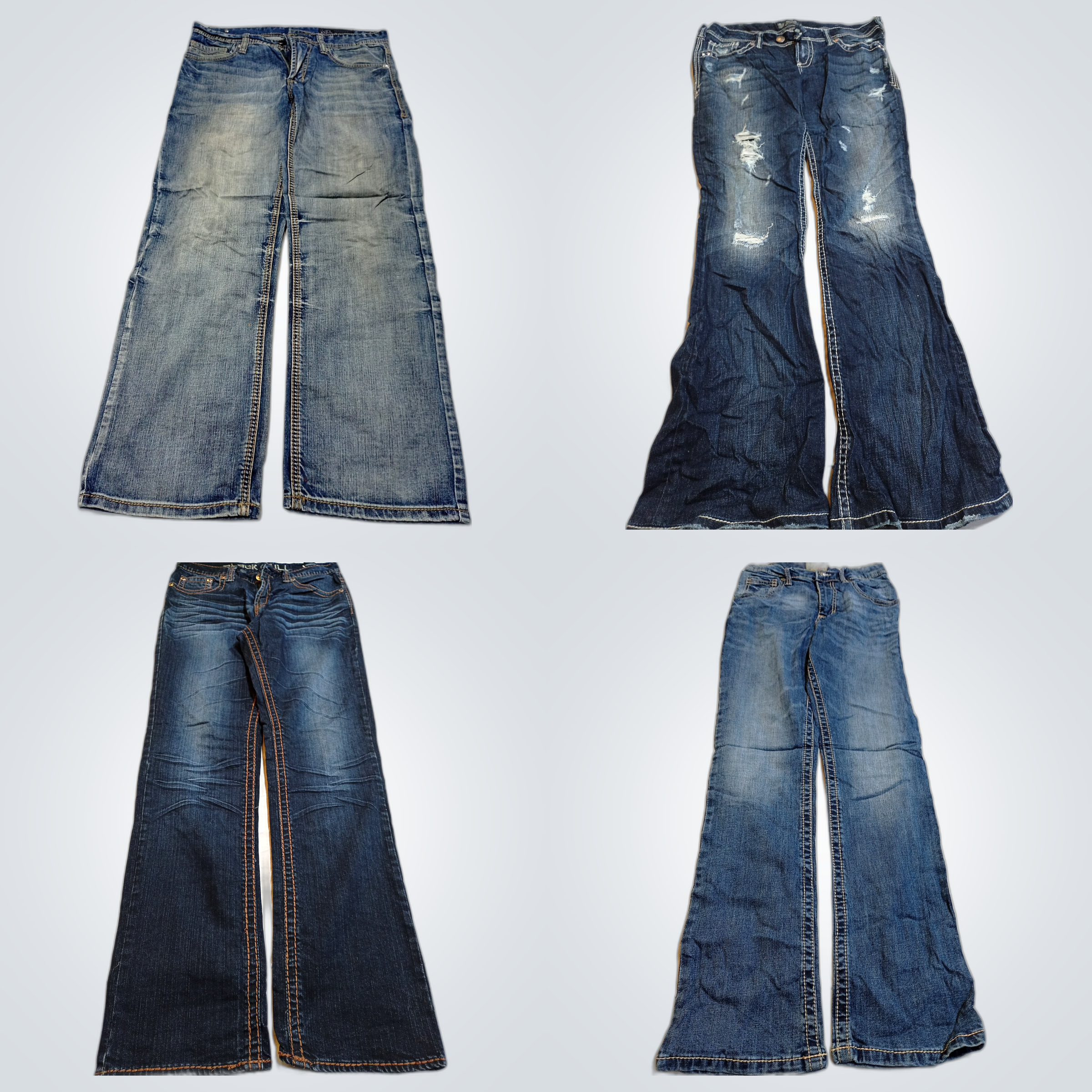 Ensemble de denim légèrement utilisé : Axel, Silve..