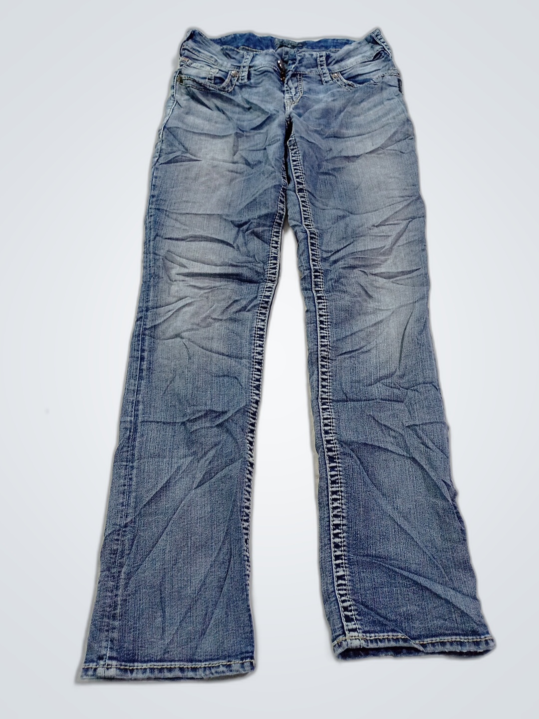 Silver Jean Co. Suki Straight Jeans