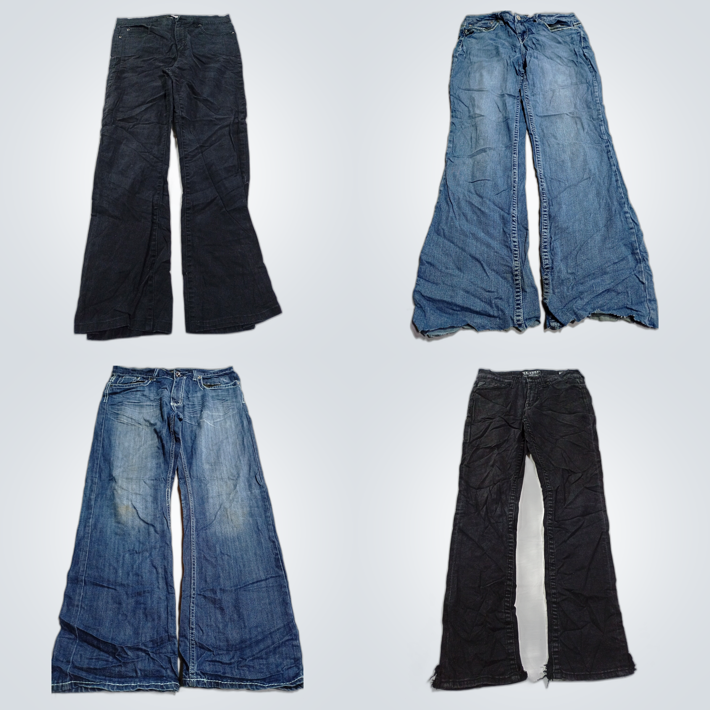 7 For All Mankind, Focus, Shyanne Flare Jeans Bund..