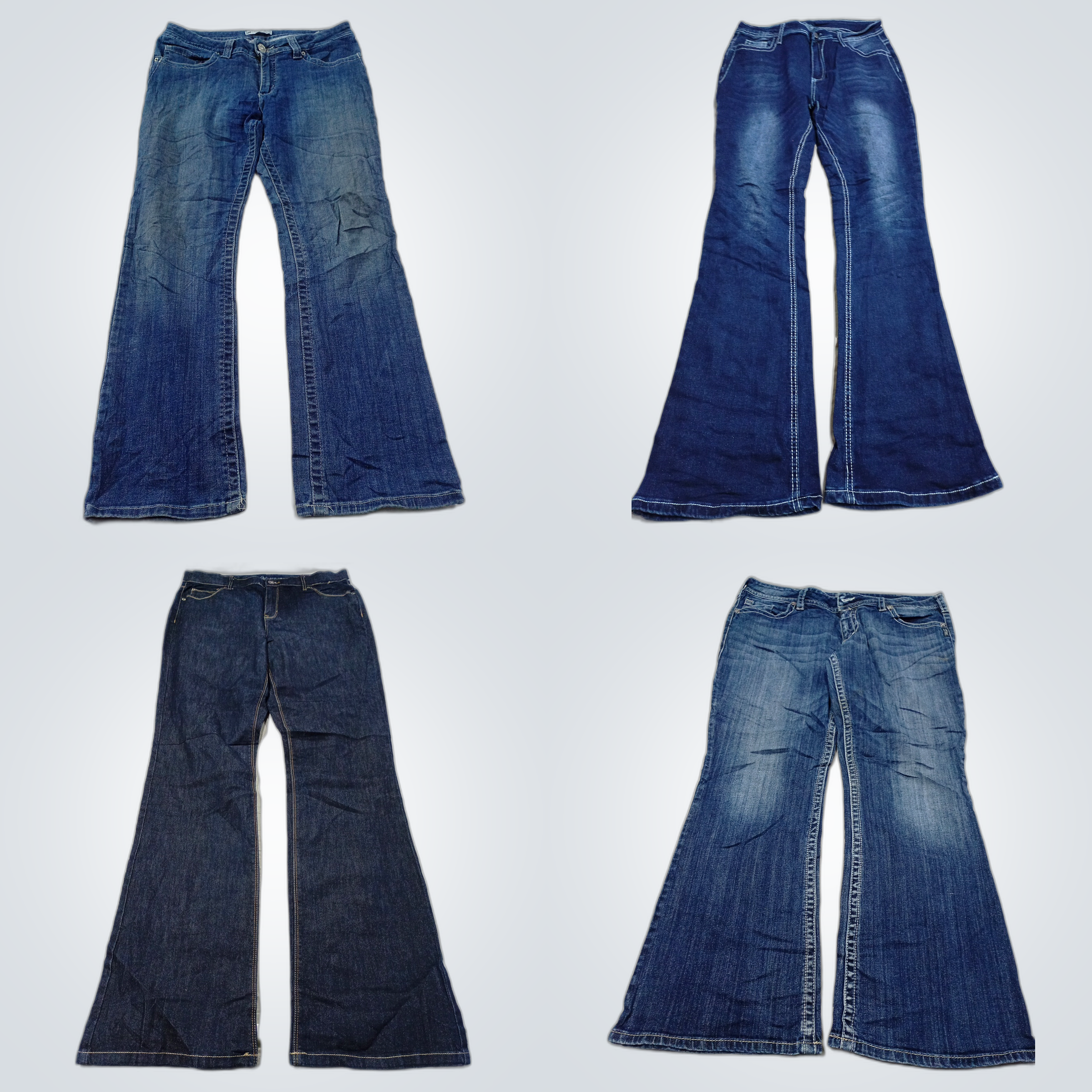 Lot de Jeans en Denim Lee, Wrangler & More - Mix d..