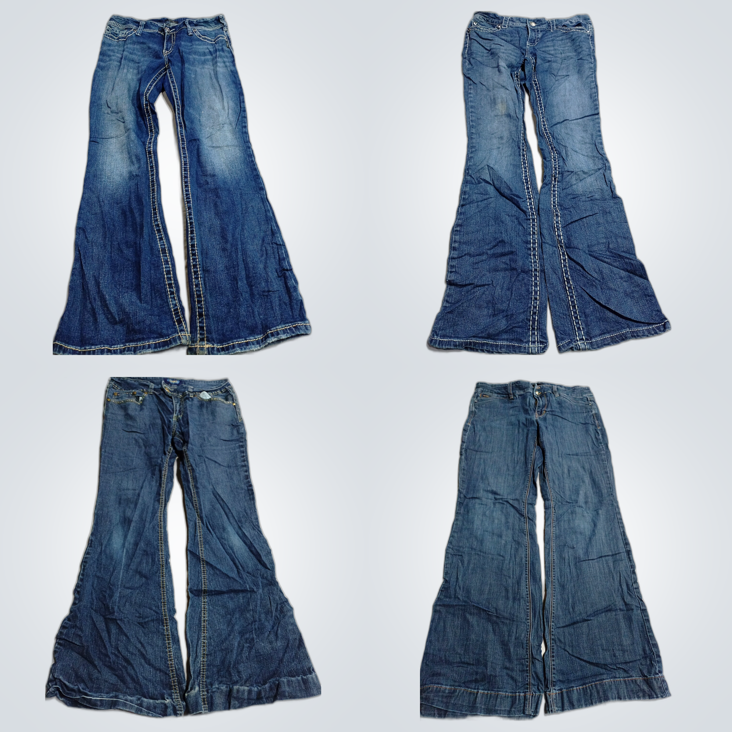 Ensemble de jeans flare et bootcut - Silver, Guess..