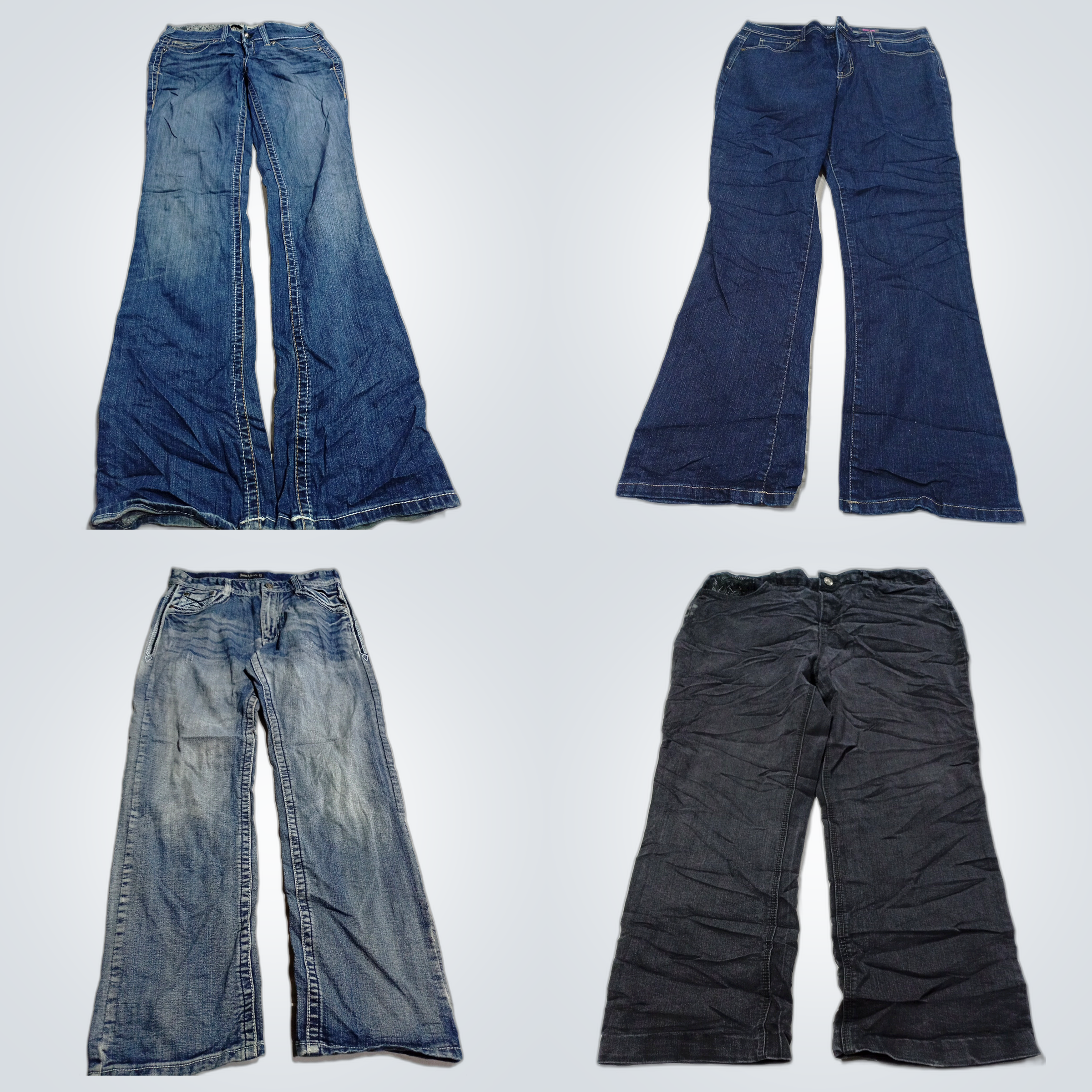Ariat & More Denim Jeans Bundle - 7 Piece Mix of F..
