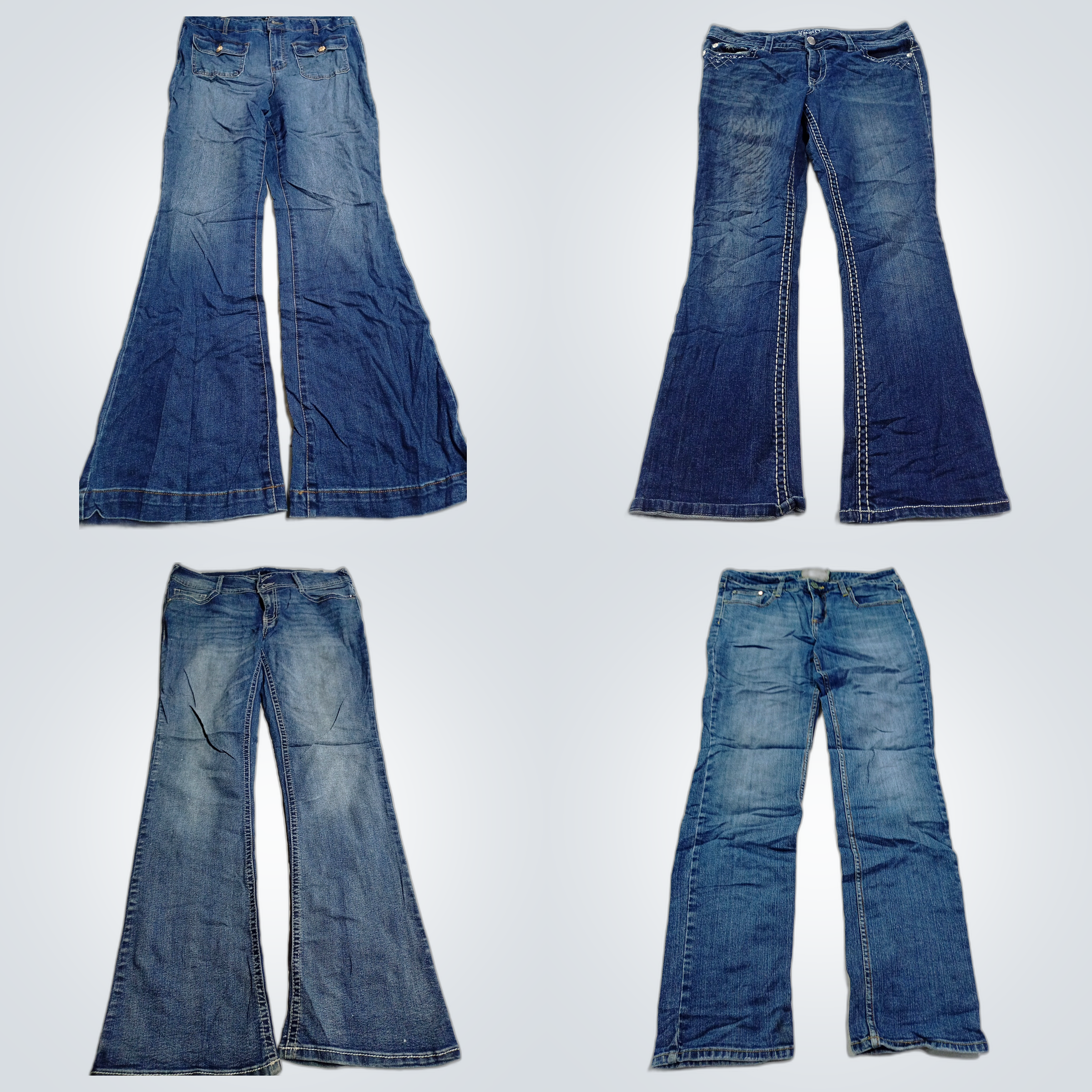 Flare & Straight Jeans Bundle - d.jeans, Juicy Cou..