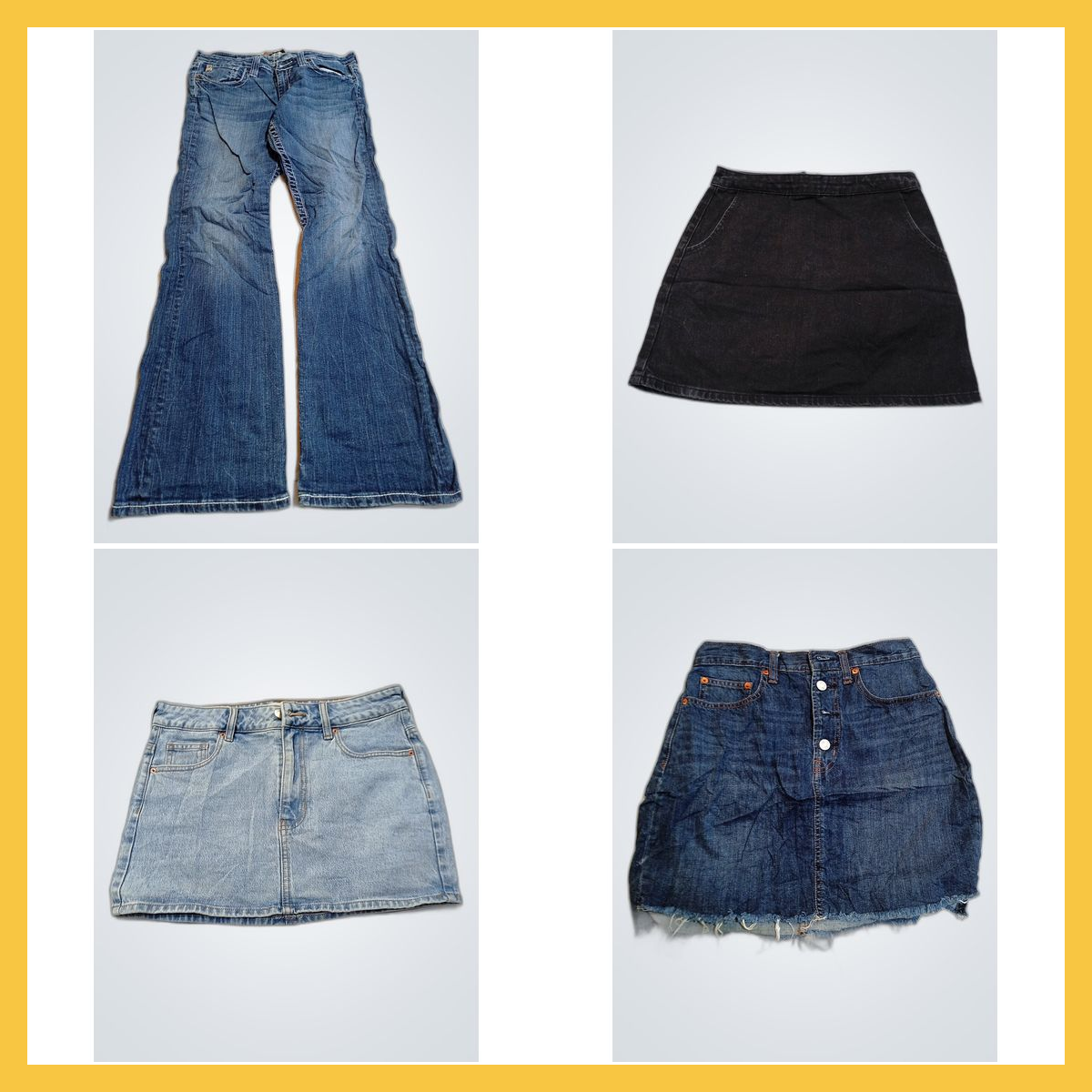 Denimrock-Bundle - Wrangler, Gap, Topshop & mehr -..