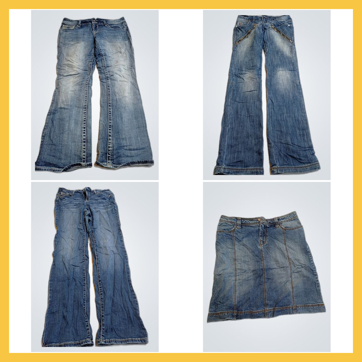 Ensemble Jupe en jean & Jeans - Cabi, Evisu, Claib..