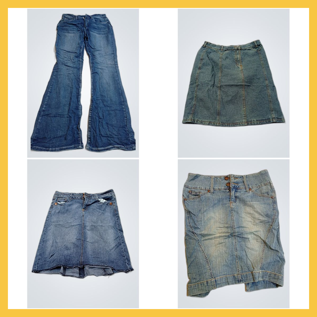 Ensemble de jupes en denim - Elle, 7 For All Manki..