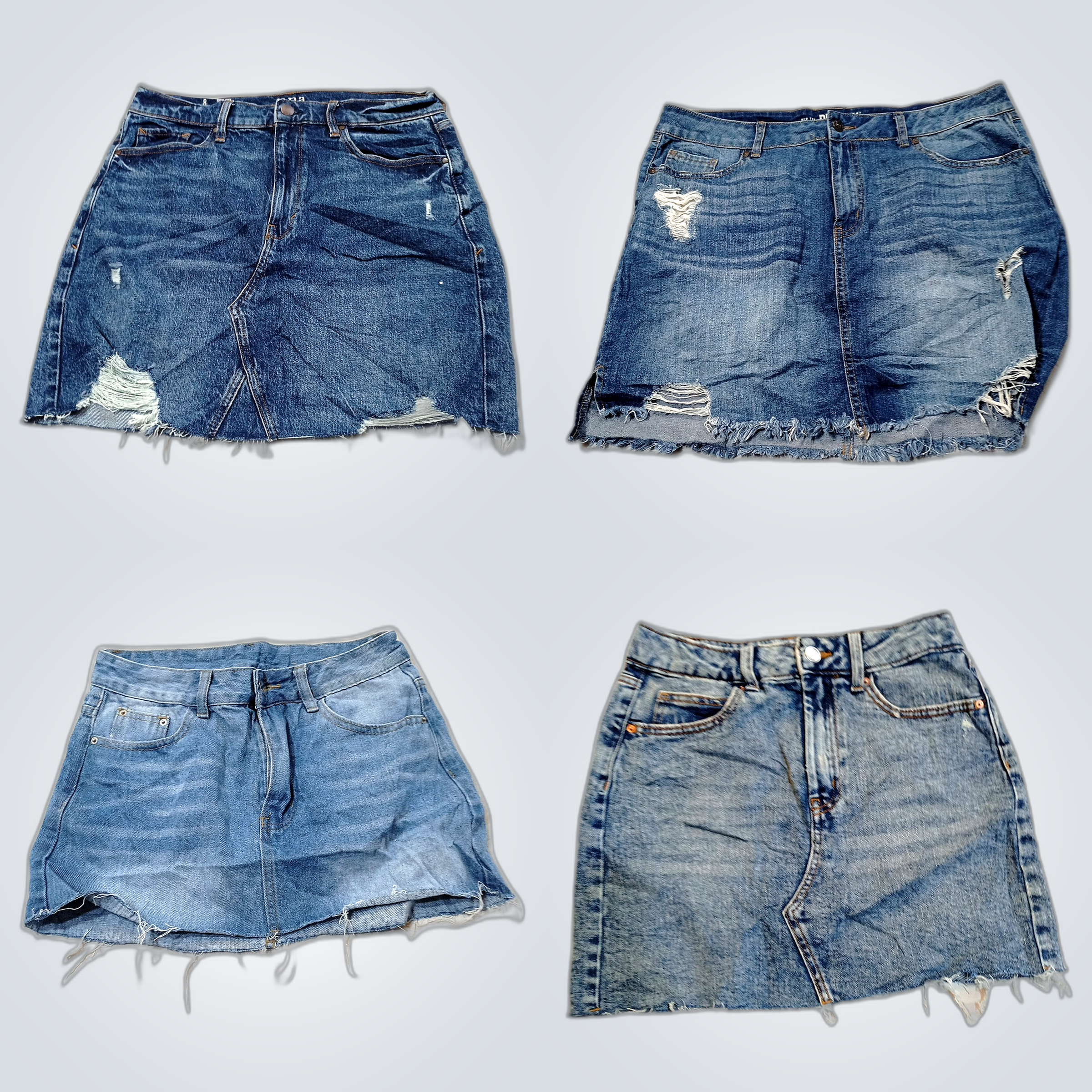 Y2K Denim Mini Skirts