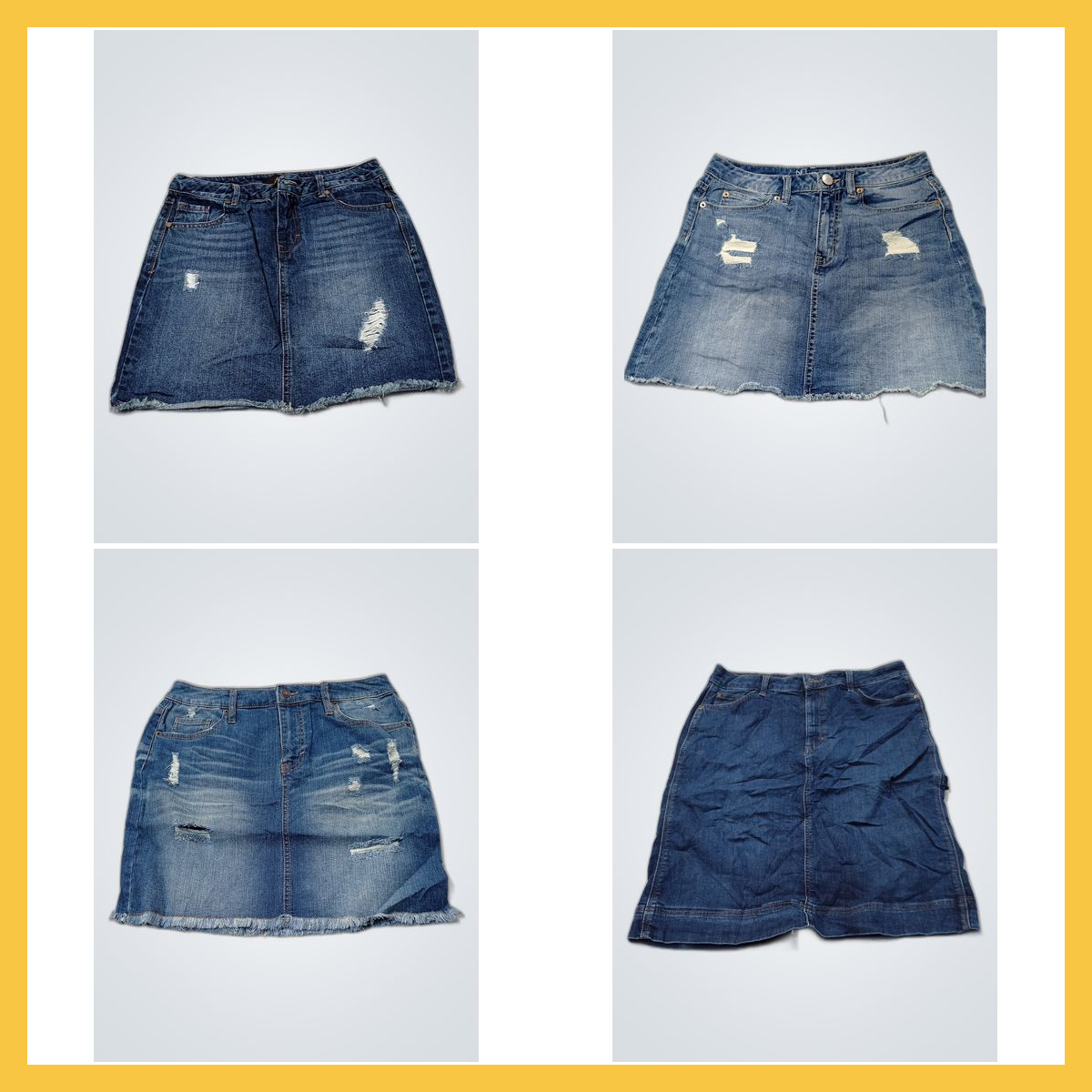 Pacote de Saias Jeans 7 For All Mankind Lee H&M Sa..