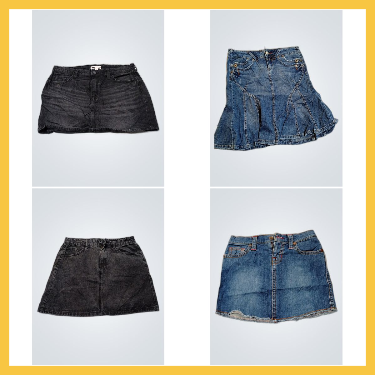 Pacchetto di Gonne in Denim - Smart Set, Mudd, Tom..