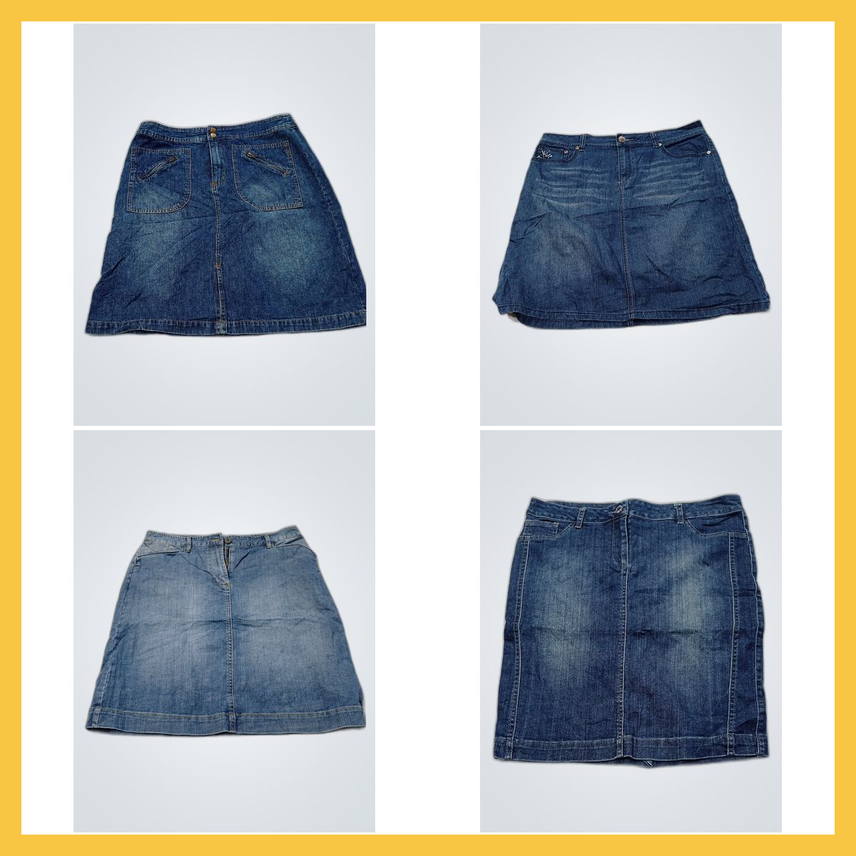 Conjunto de Saias Jeans - JohnsBay, Dressbarn, Tal..