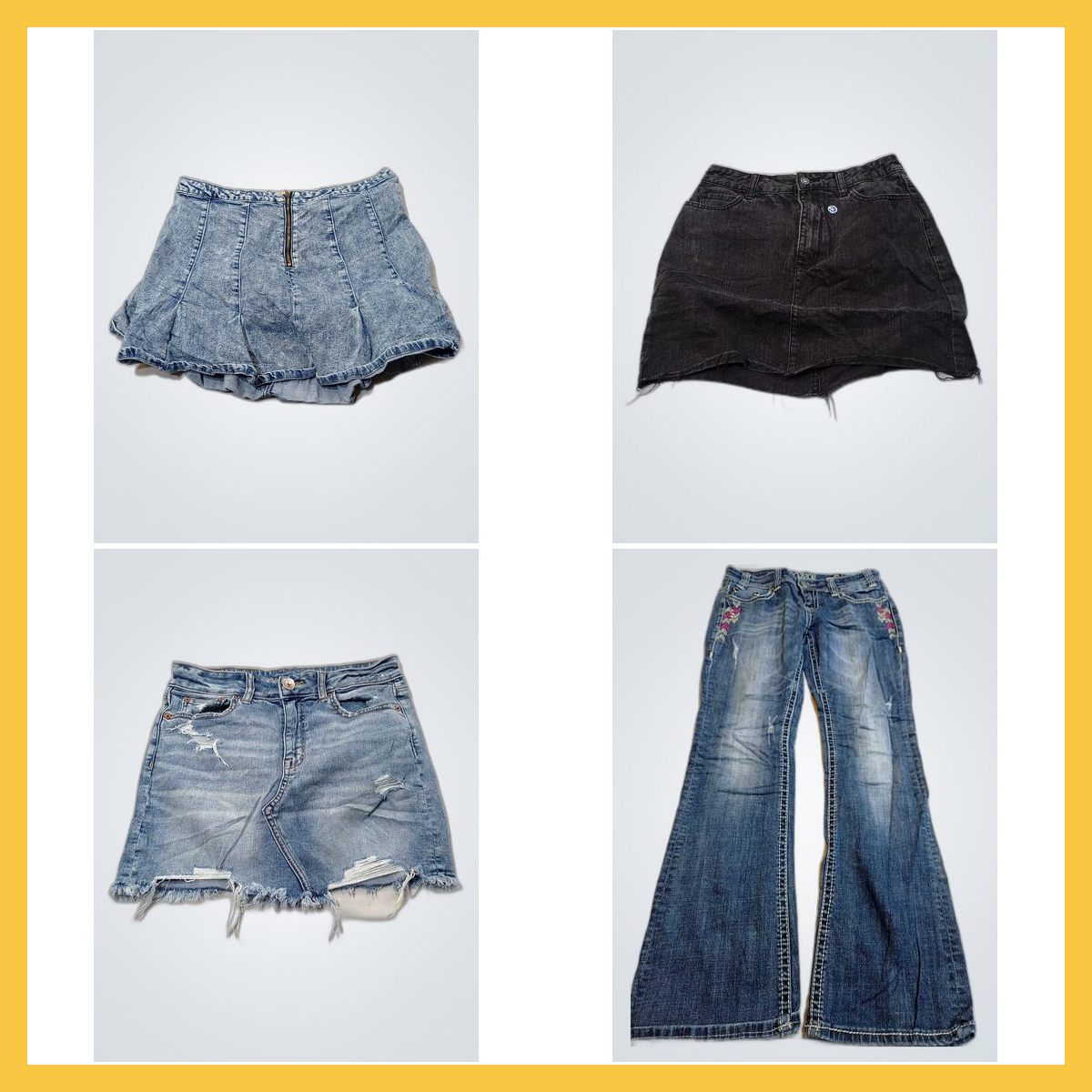 Levi's, AG Jeans & More Denim Skirt Bundle 7pcs