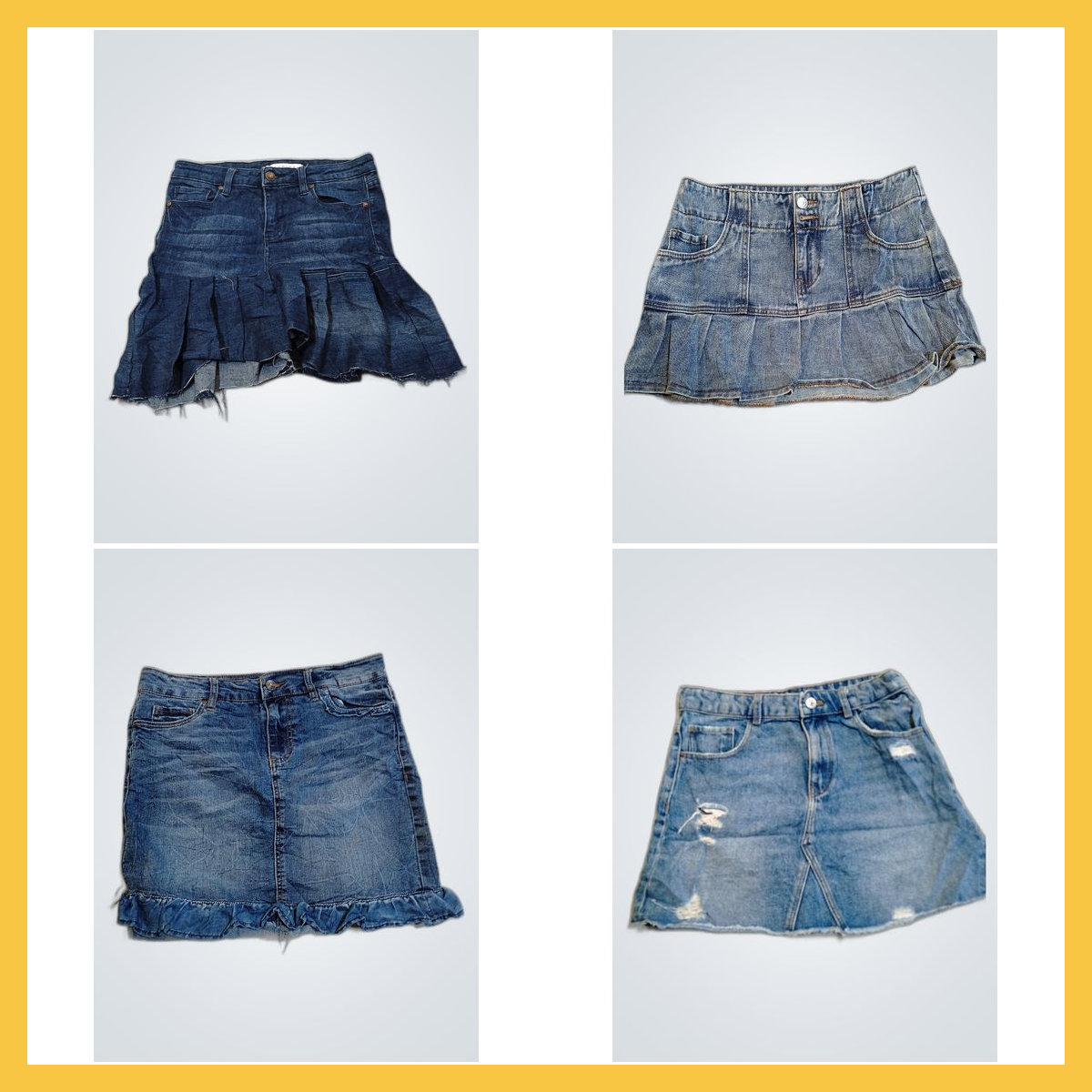 Ensemble Denim Delight : H&M, JJIC et d'autres jup..