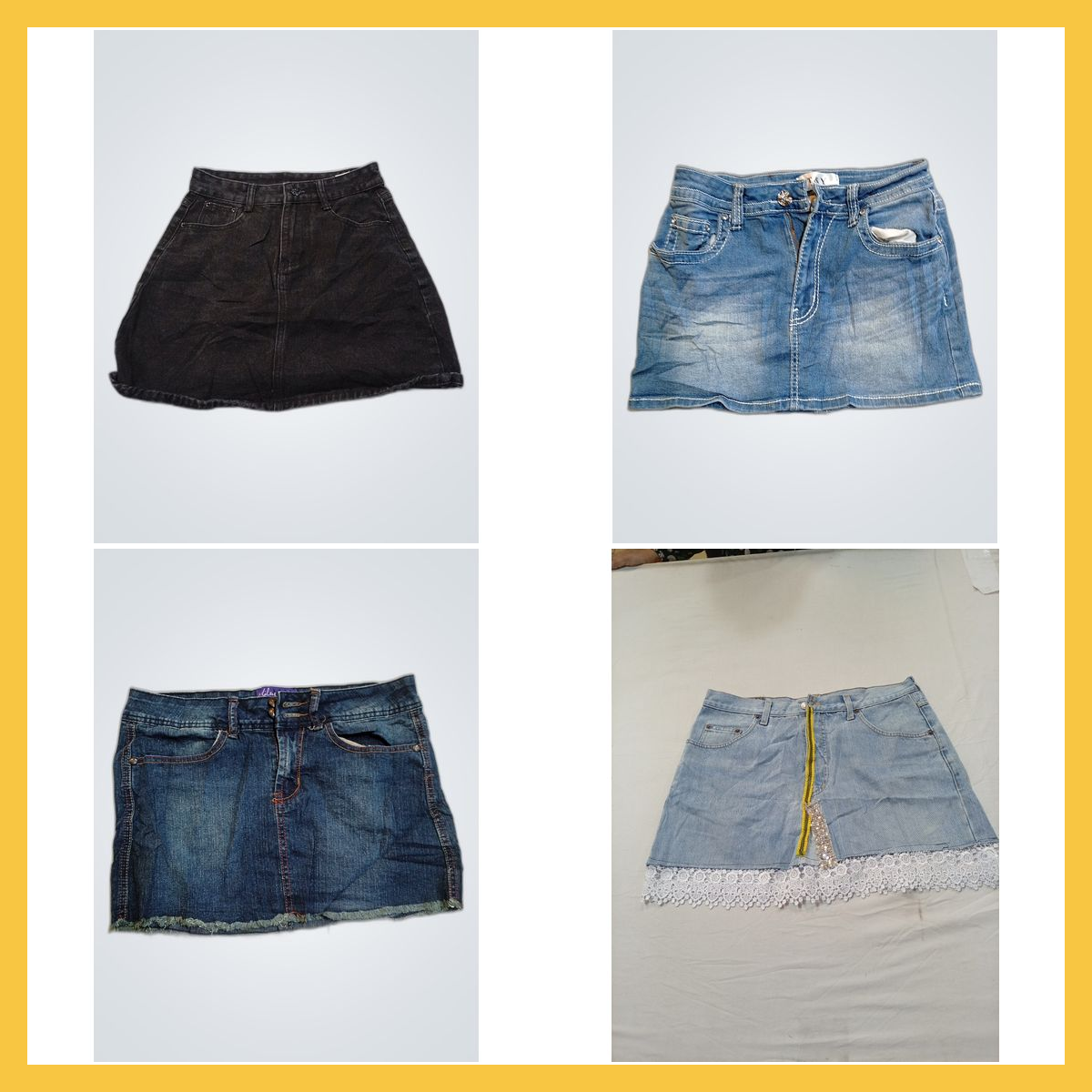 Ensemble de jupes en denim - 7 pièces FRAME, Rifle..