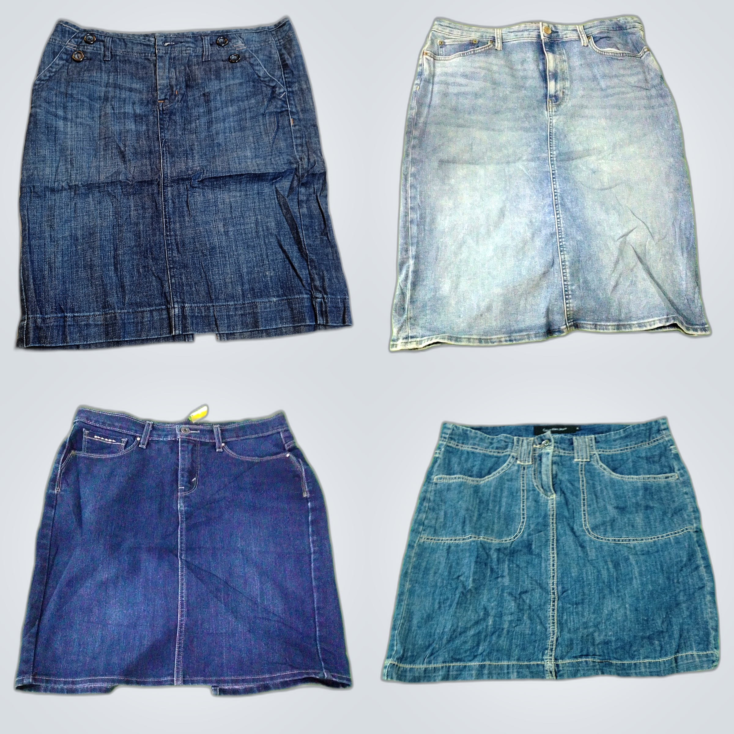Y2K Denim Mini Skirts