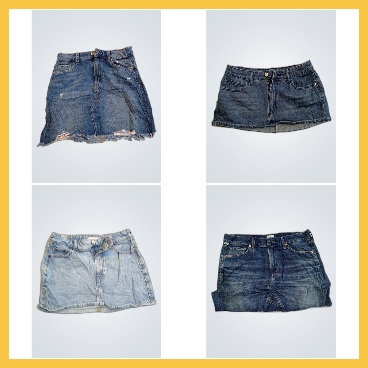 Denim Skirt Bundle - 7 Mini Skirts, Wild Fable, Ci..