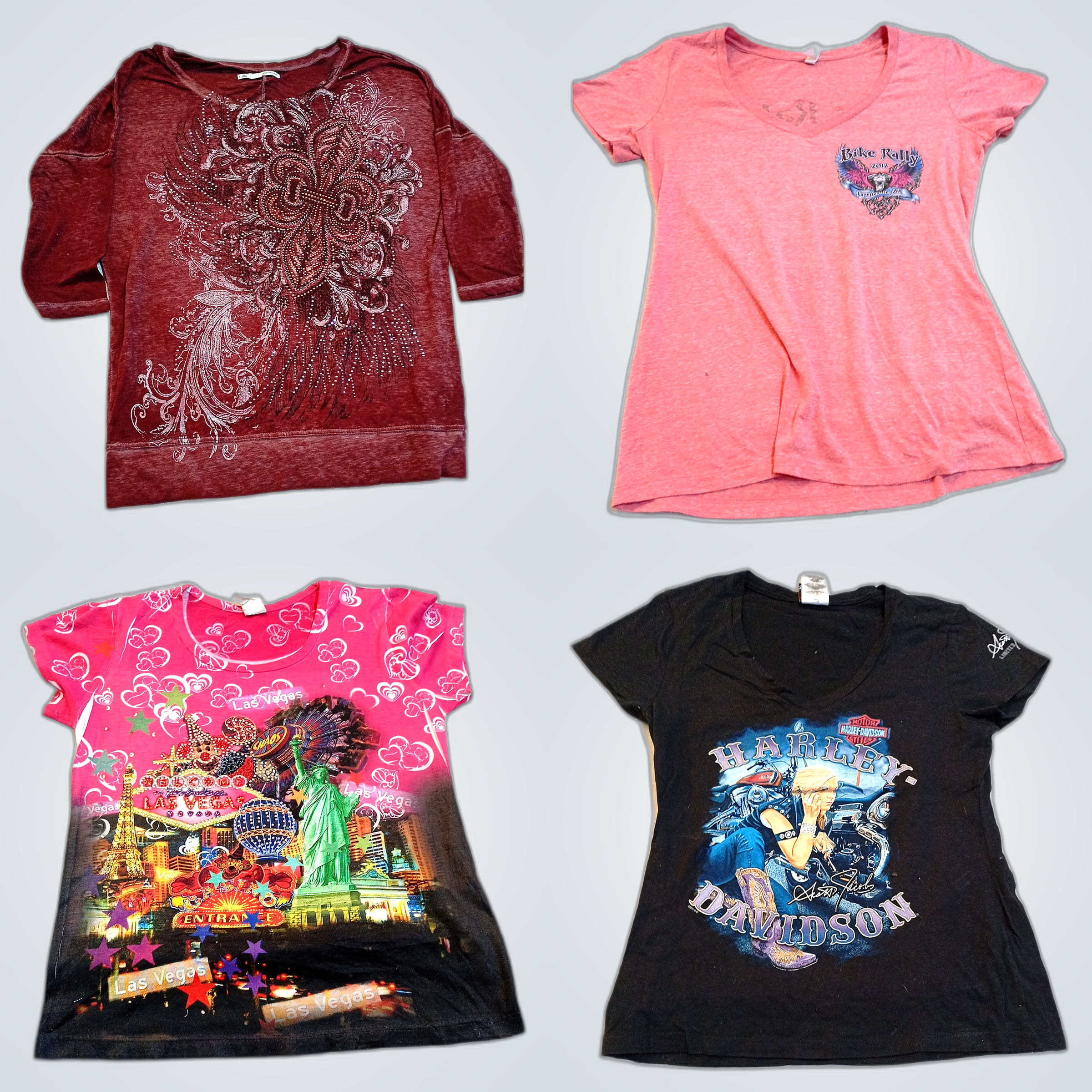 Tee-shirt graphique Harley-Davidson et d'autres gr..