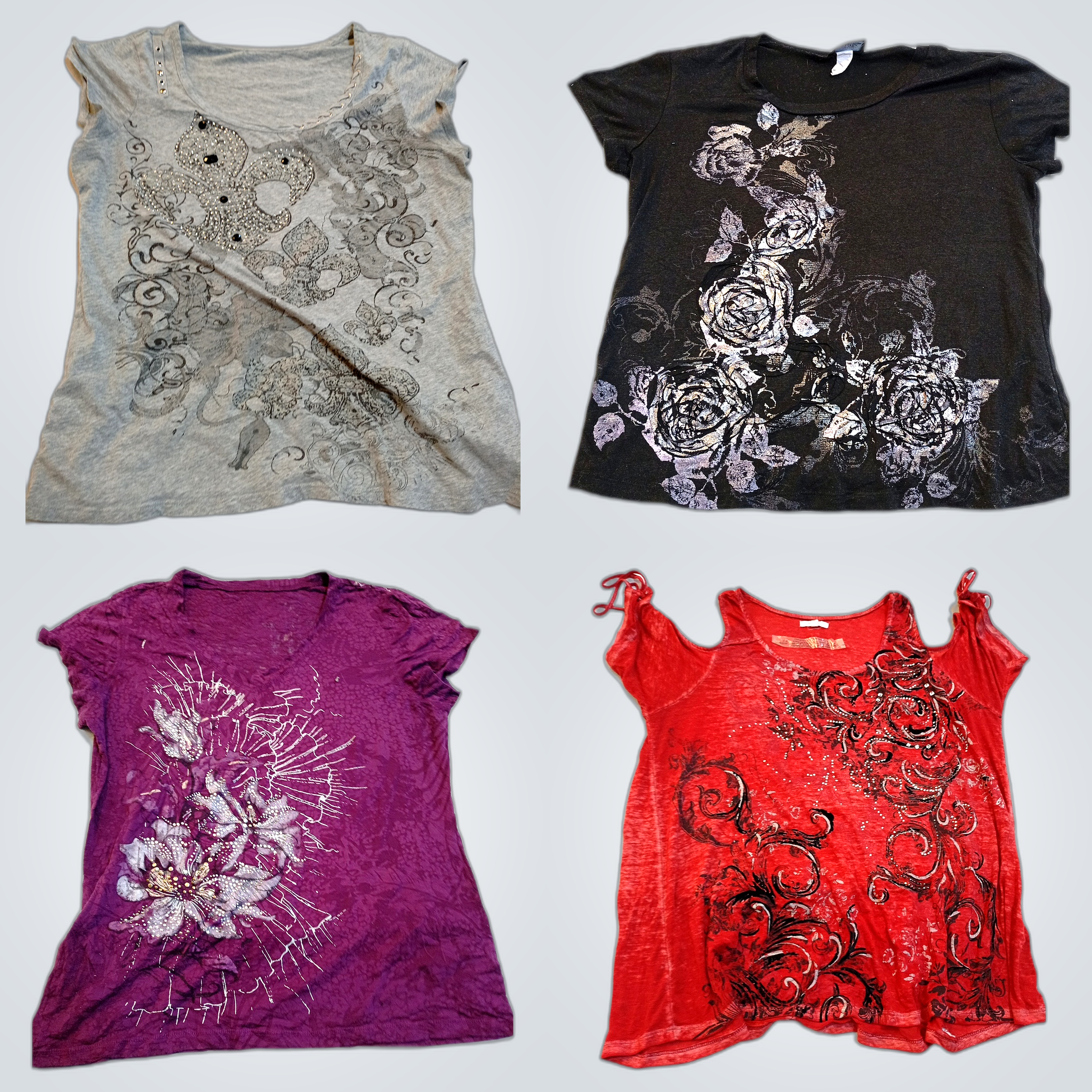 Lot de t-shirts et tops graphiques Harley-Davidson..