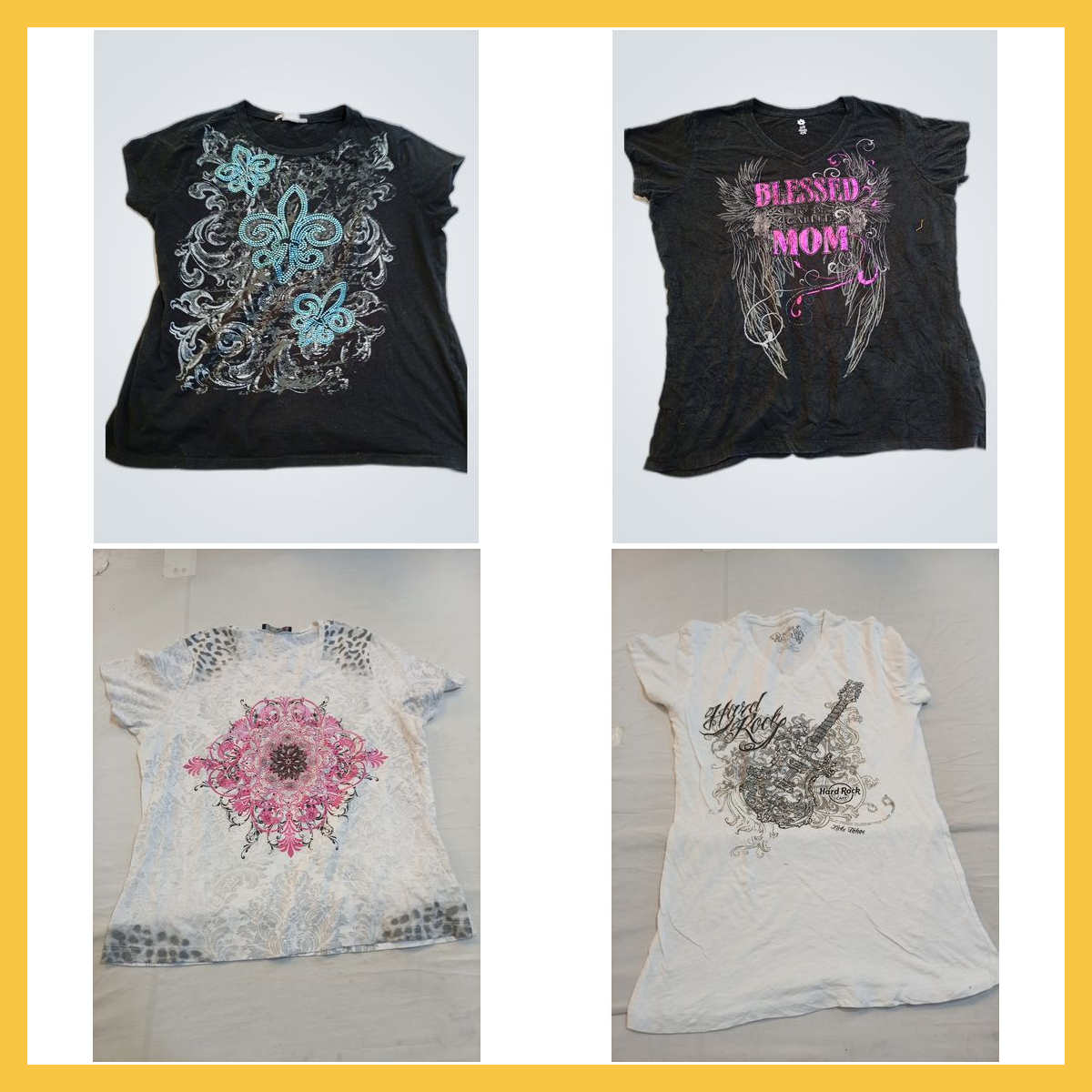 Rock & Chic Bundle: Hard Rock, Mavi, Graphic Tees ..