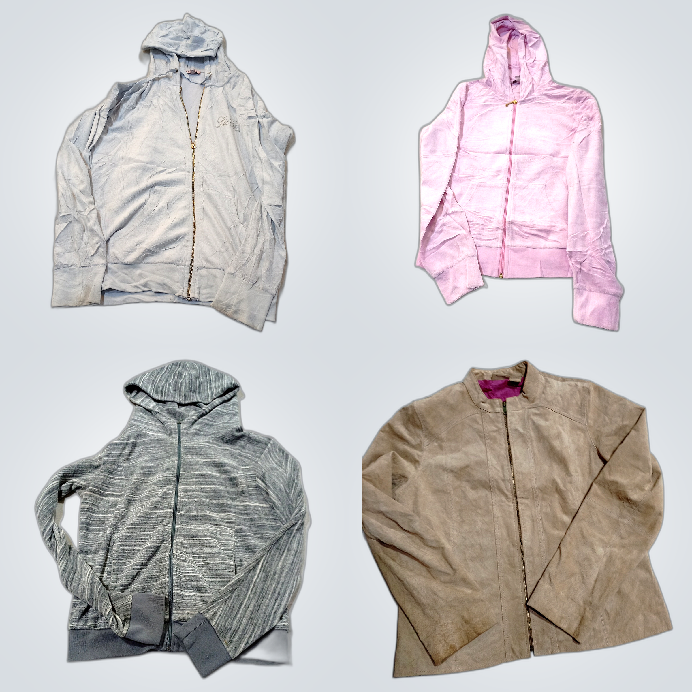 Lot en Suède et Cuir : Calvin Klein, Juicy Couture..