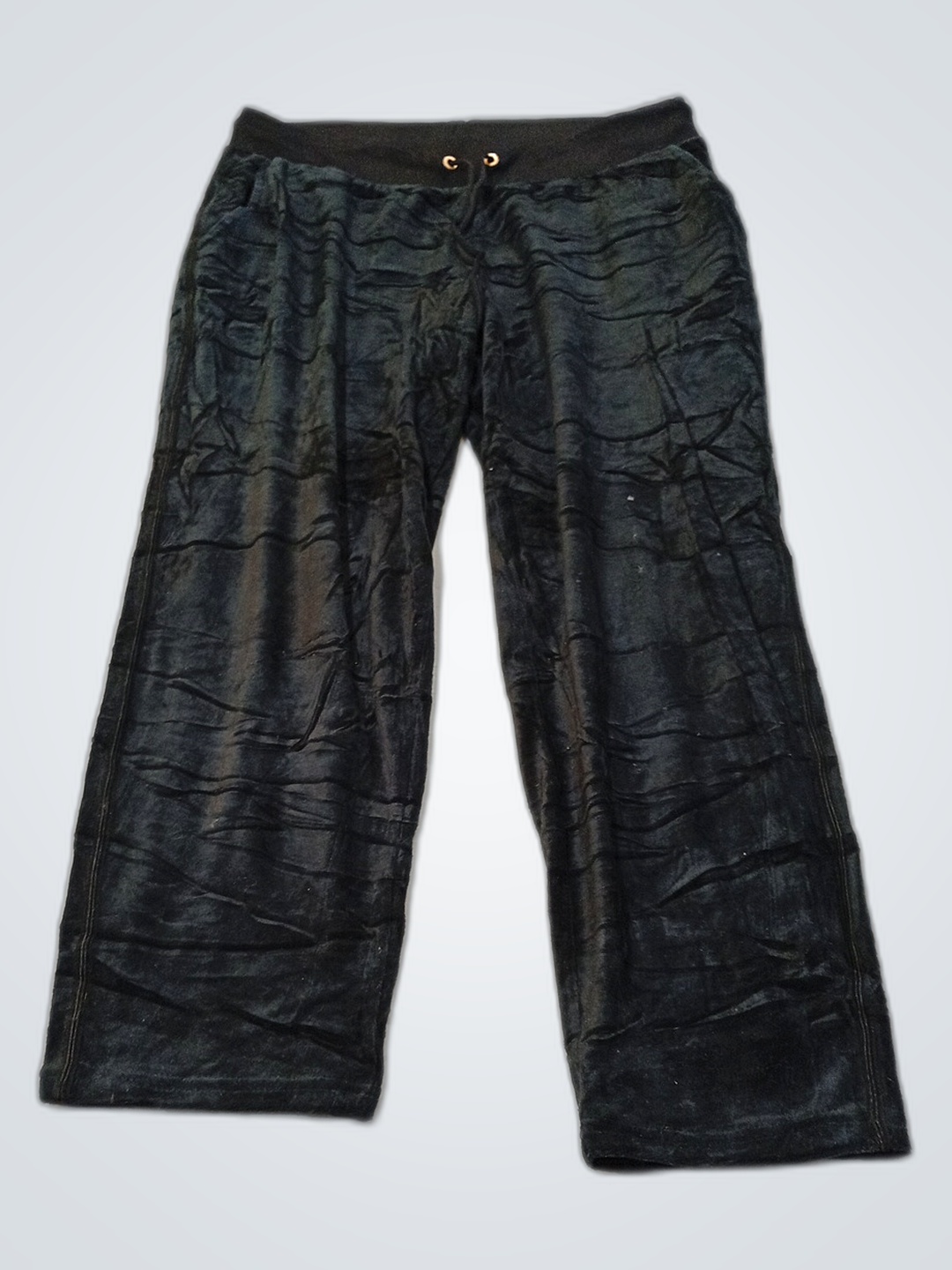 Calças de Veludo Preto