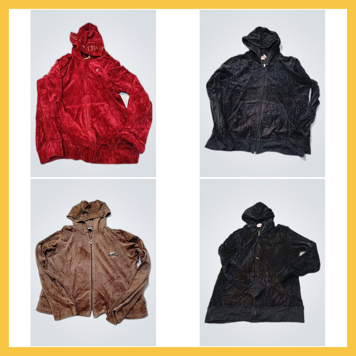 Juicy Couture Hoodie Bundle 7pcs Velvet Track Jack..