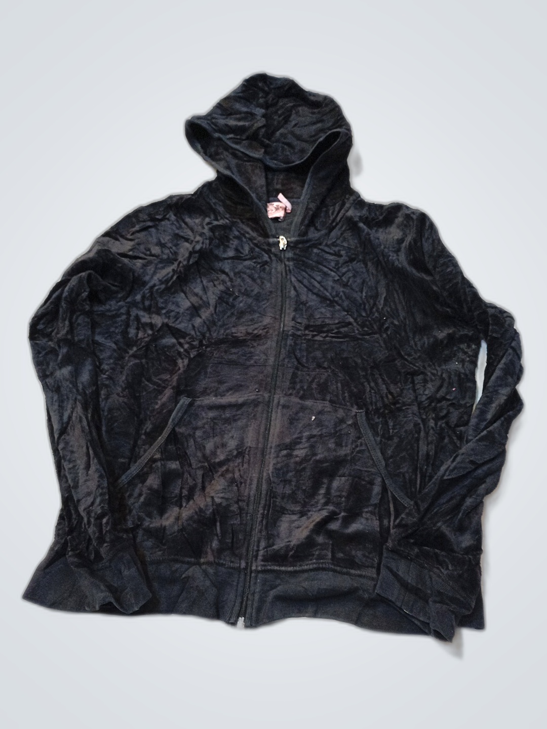 Juicy Couture Black Velour Hoodie