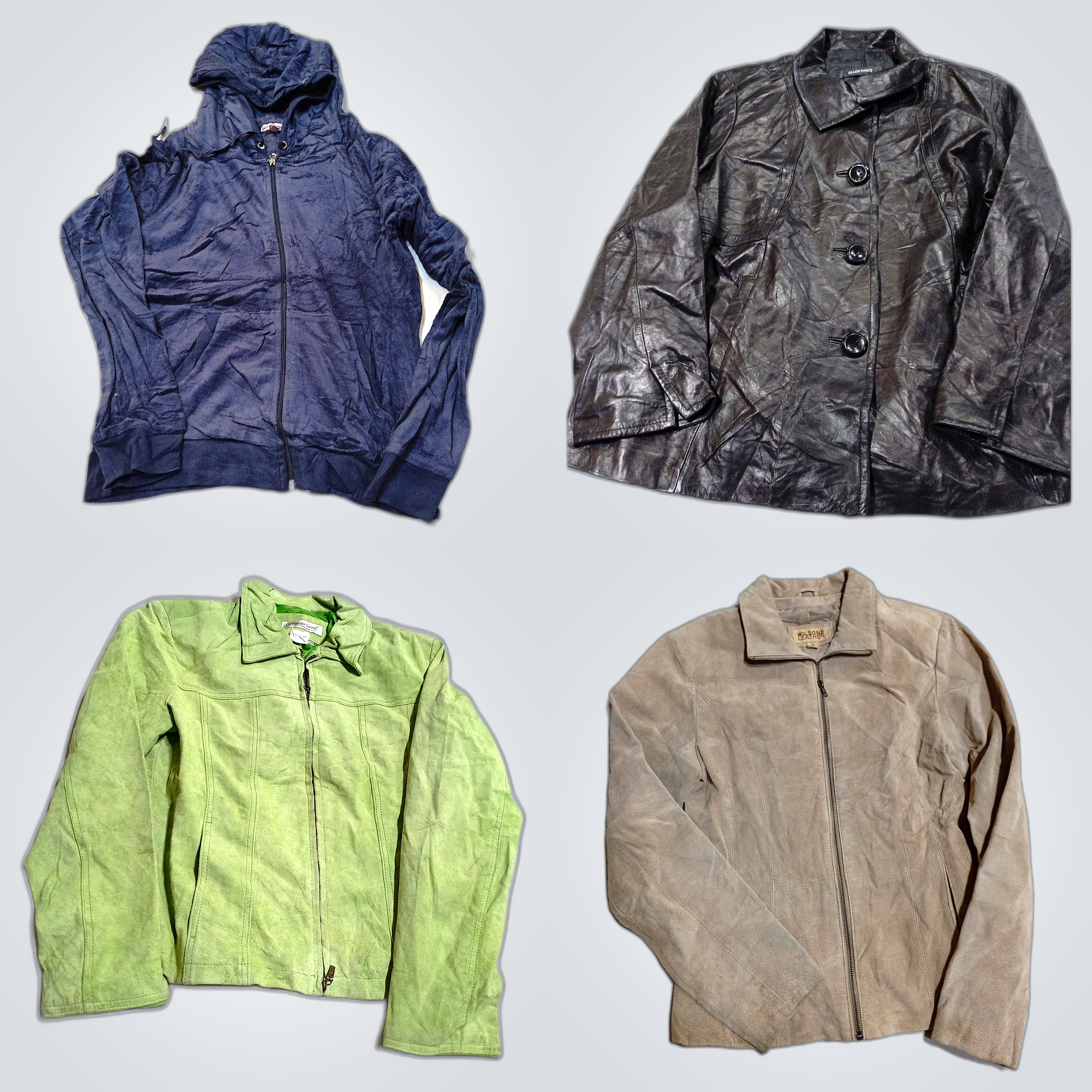 Ensemble de vestes en daim et en cuir - Wilson's, ..