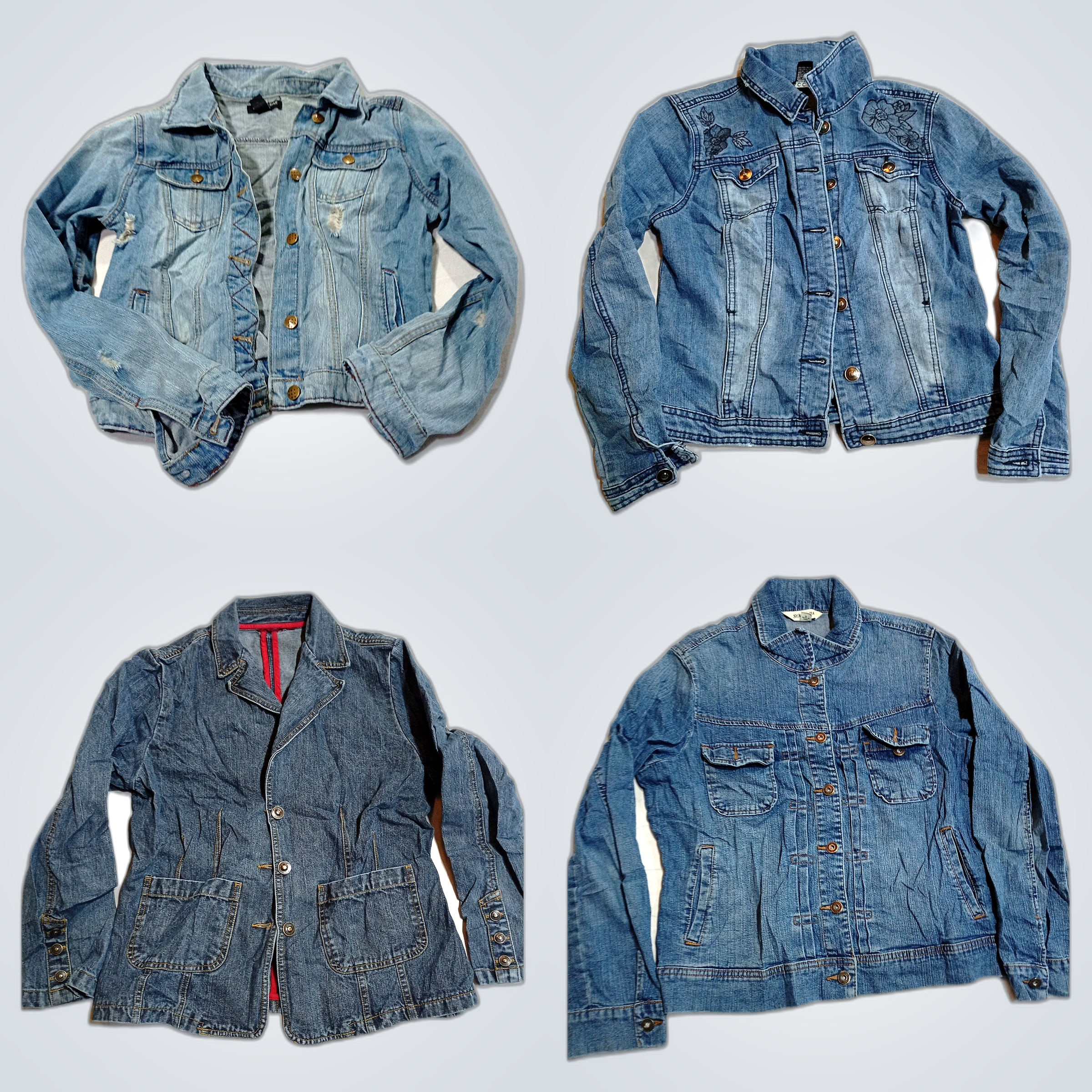 Denimjacken-Bundle - Mossimo, J.M. Collection, Ban..