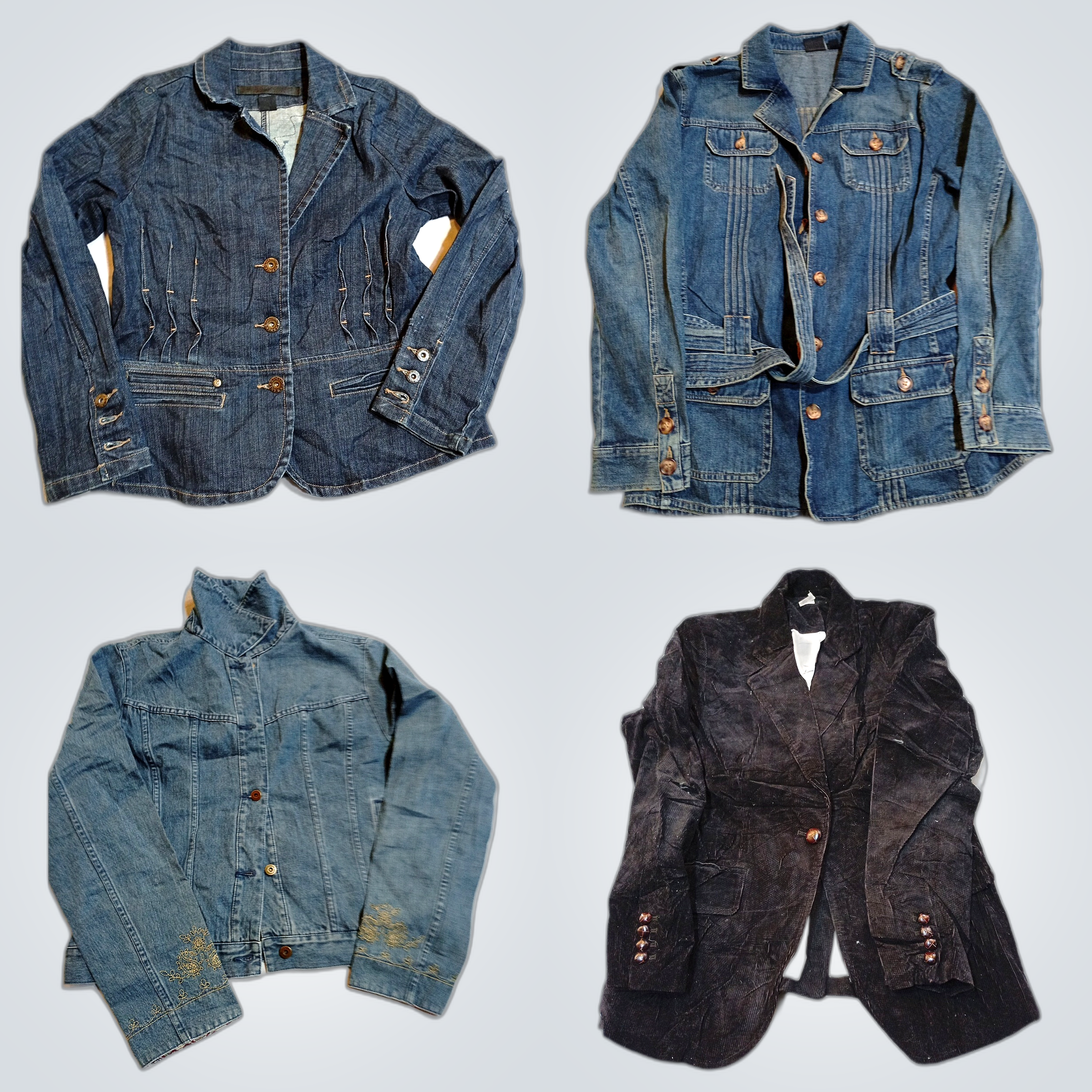 Leicht gebrauchten Blazer & Denimjacken-Bundle - J..