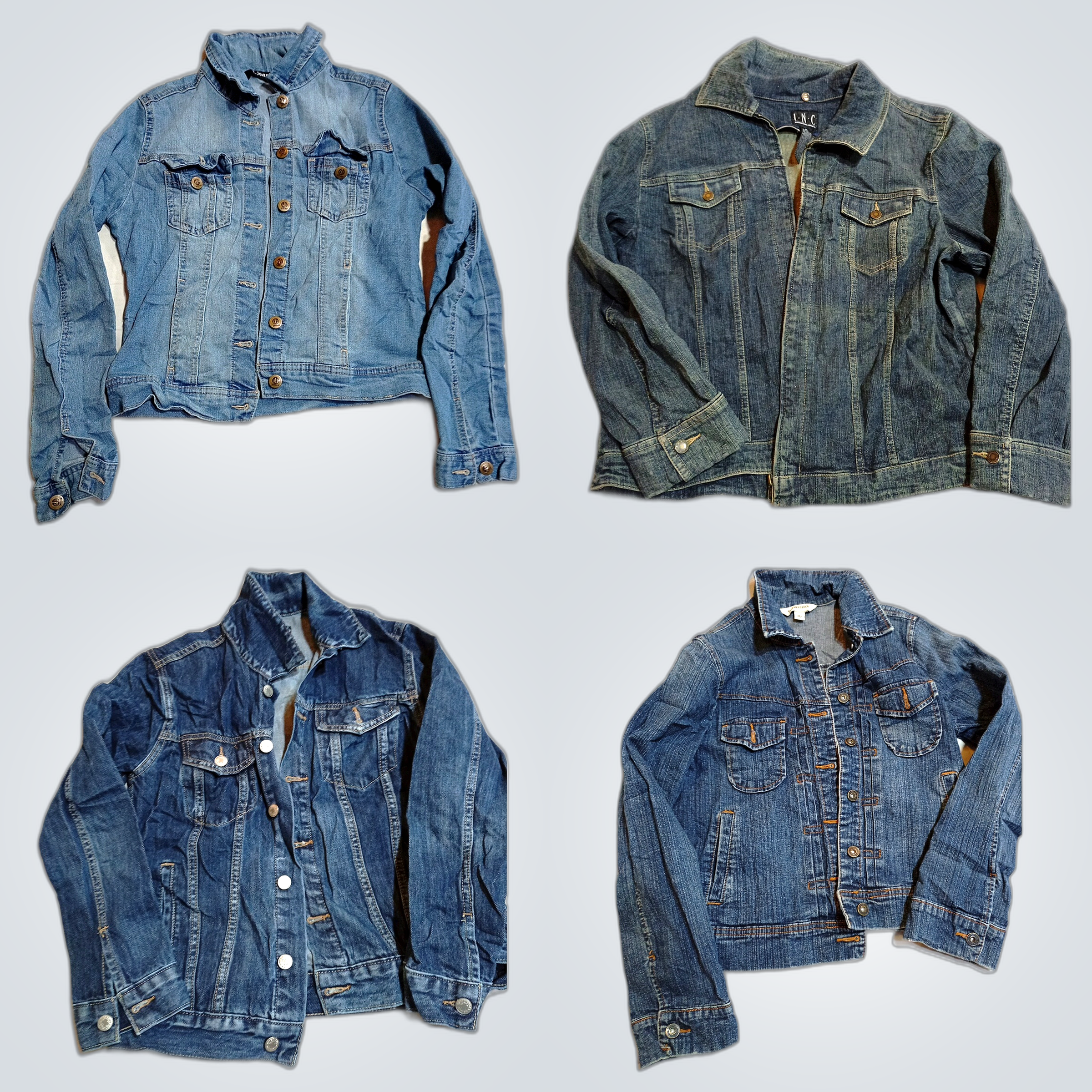 GAP Faded Glory Denim & Corduroy Jacket Bundle 7pc..
