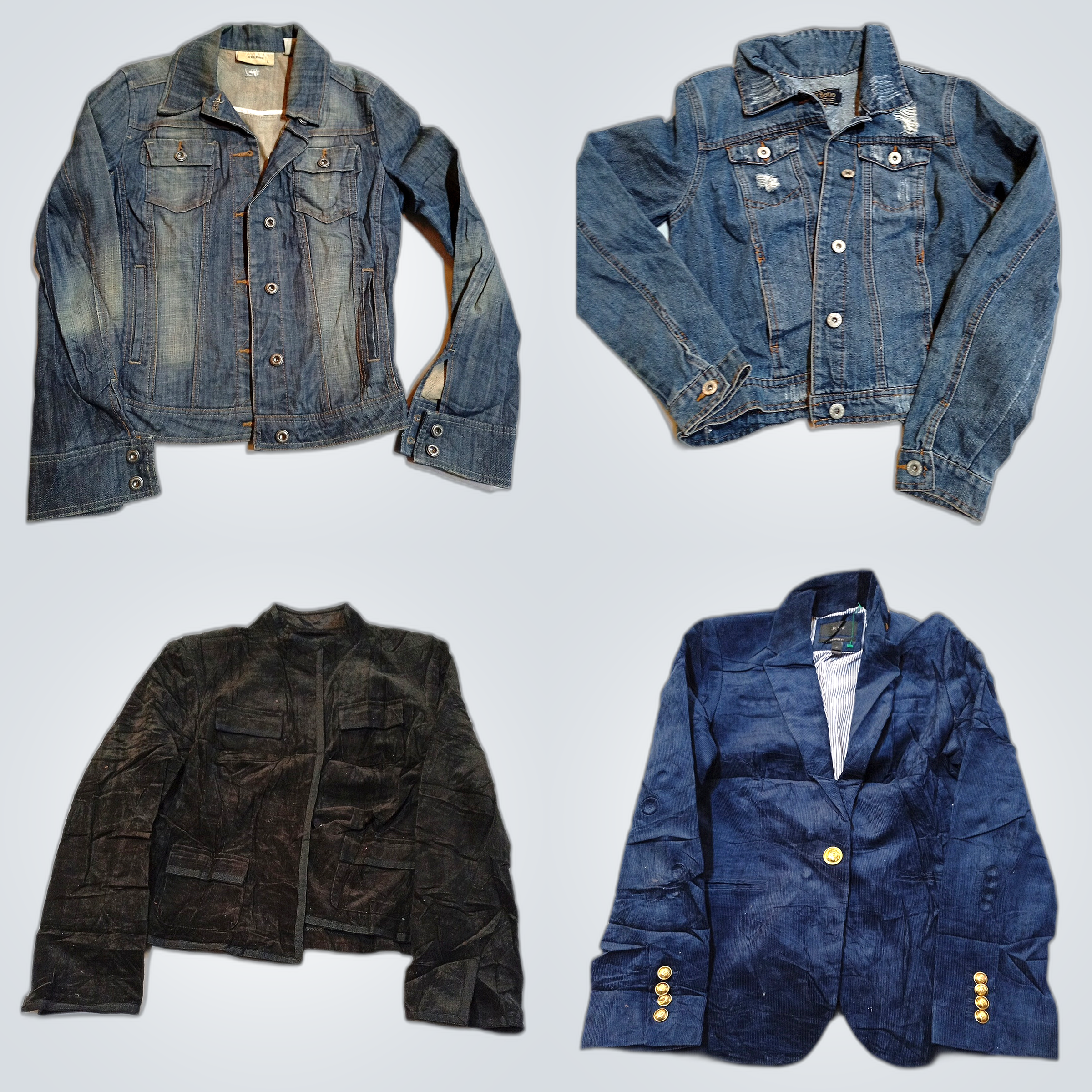 Sanft gebrauchte Jackenbundles Rafaella J.Crew Gap..