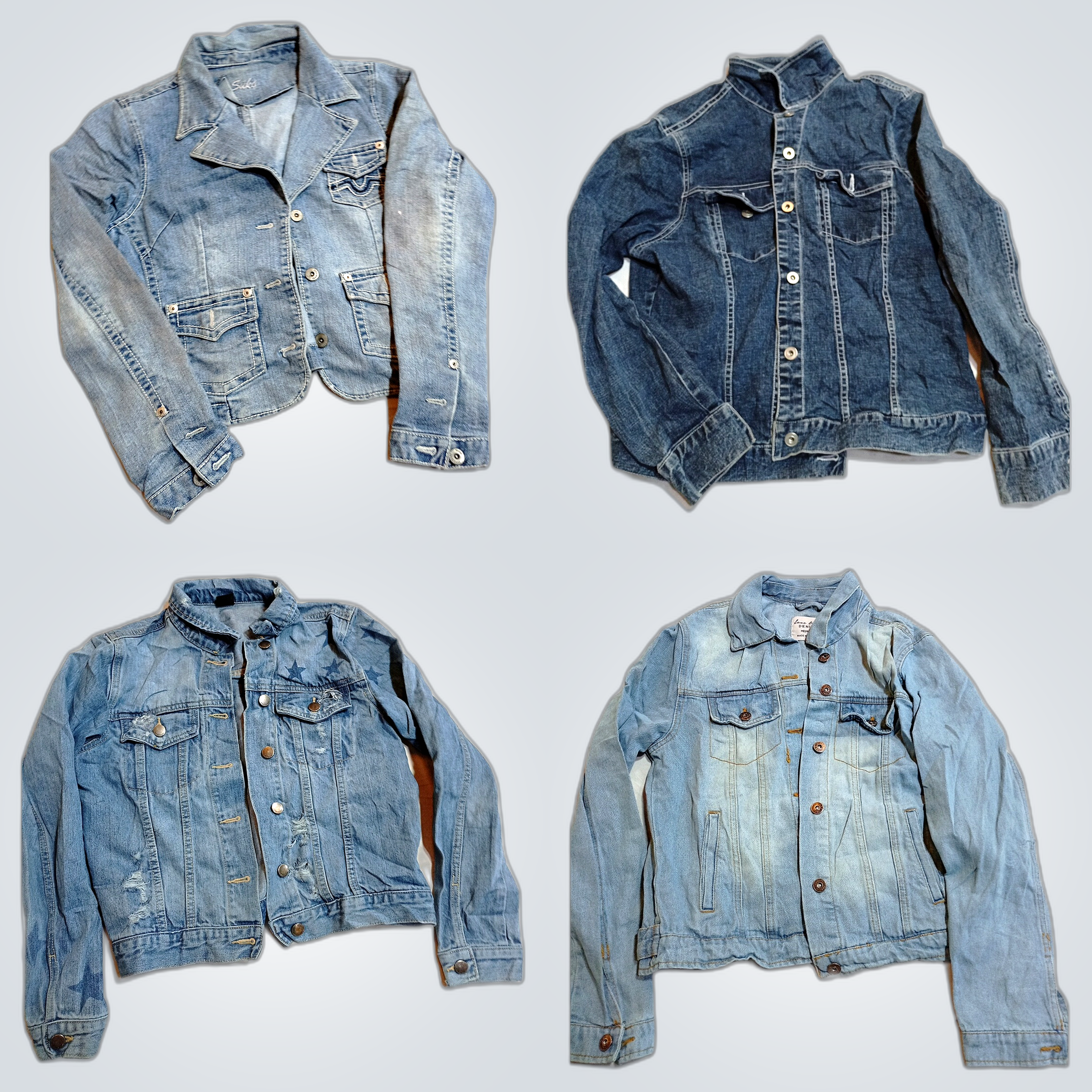 St. John's Bay Corduroy & 5 Denim Jackets Bundle J..