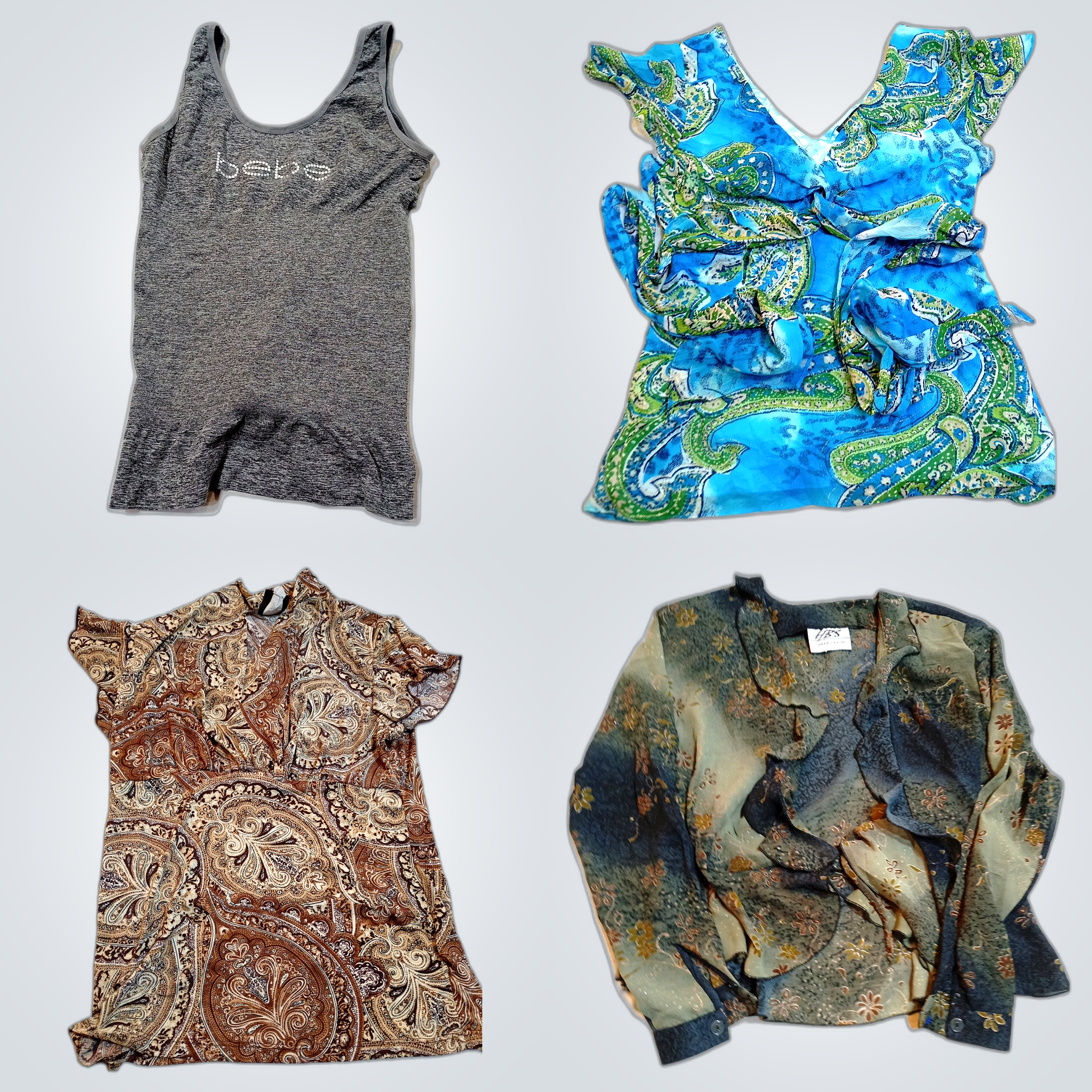 Briggs New York, Libre & More Printed Blouse Bundl..