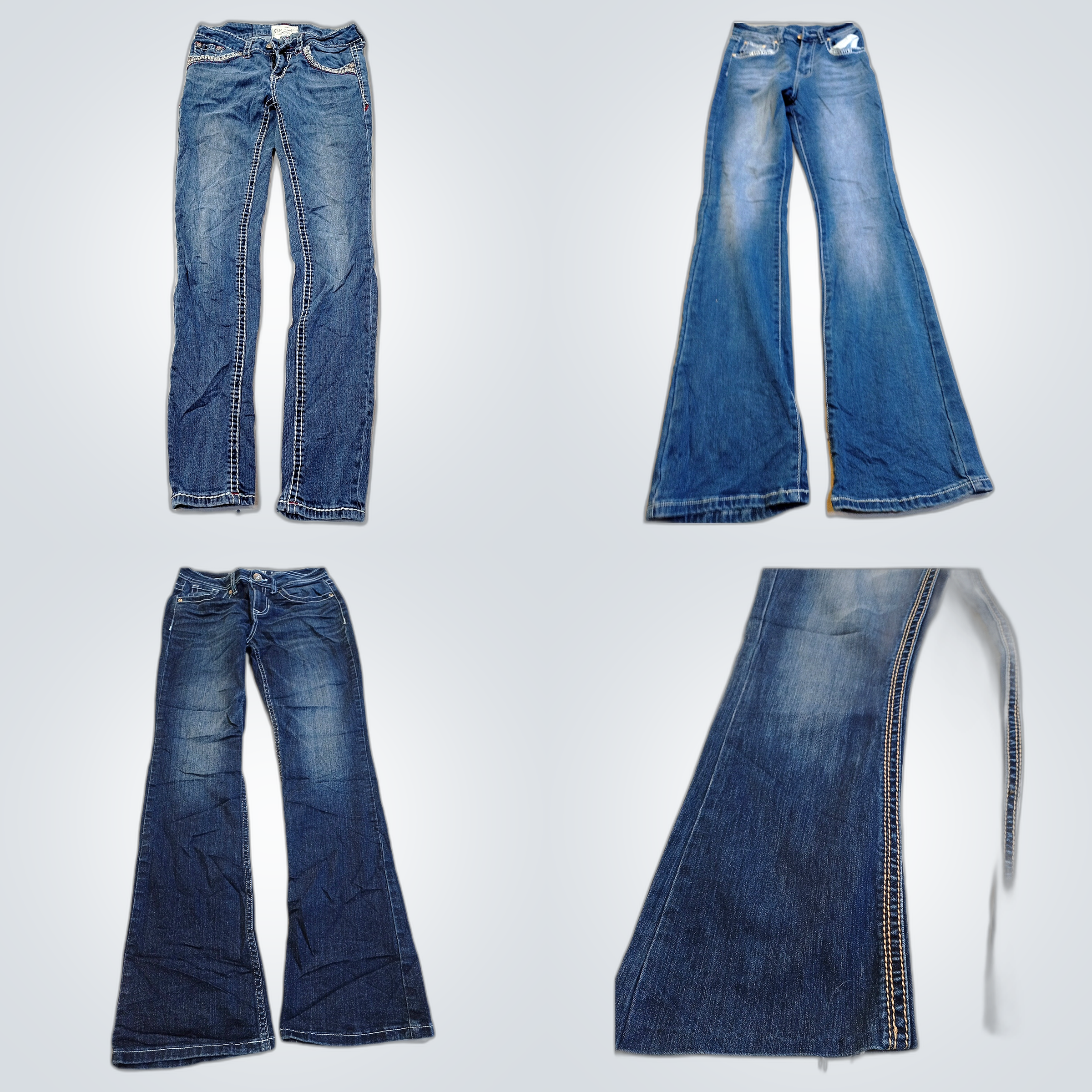 Gently Used Jeans Bundle - Q-Baby, Miss Me, Apt. 9..