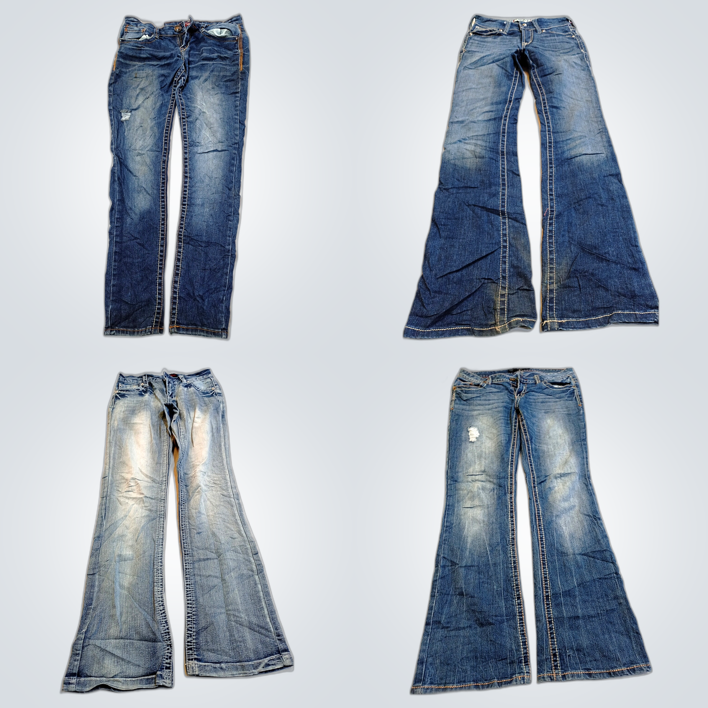 Ensemble en denim : Maurice, Rock & Roll, 7 For Al..