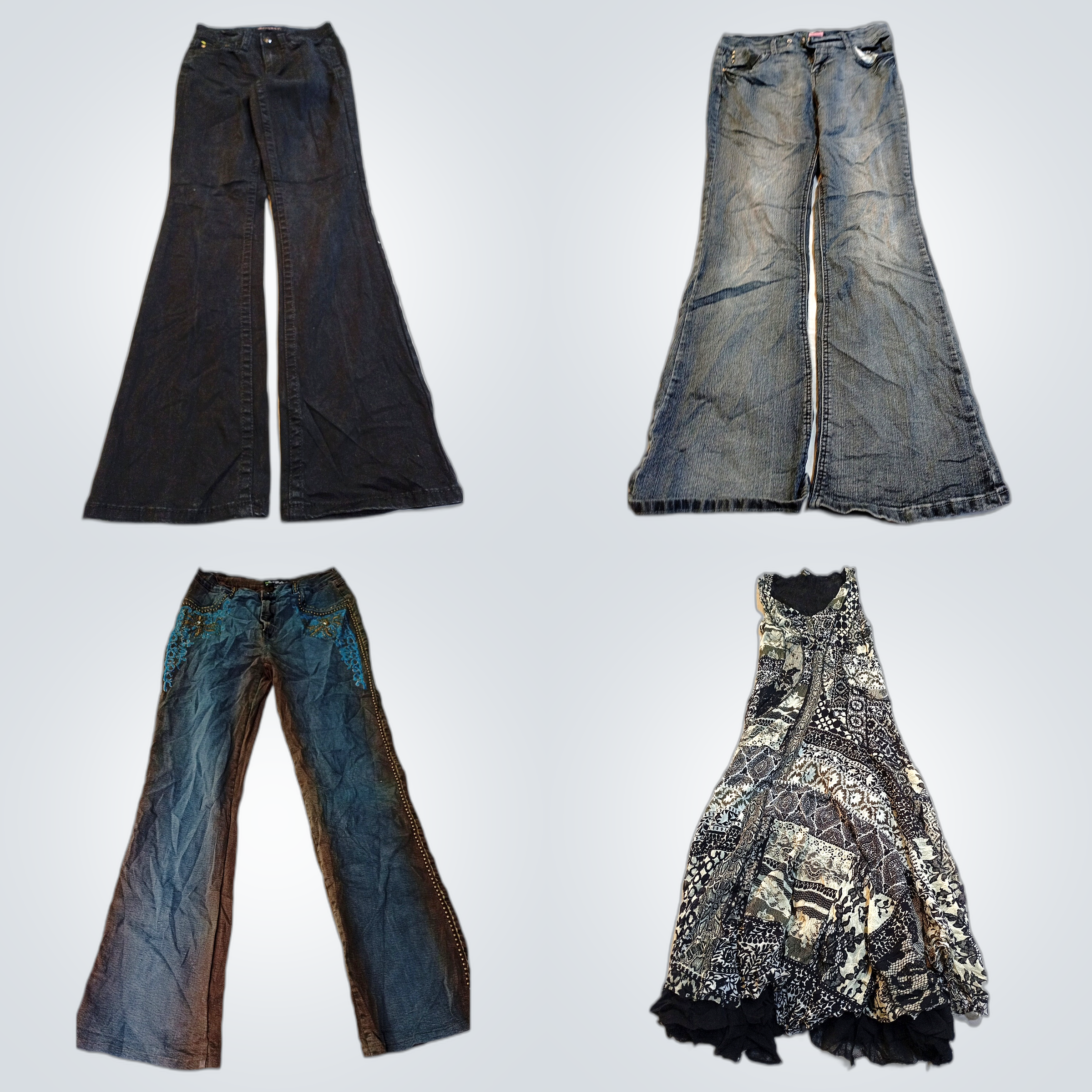 Gently Used Skirt & Jeans Bundle: CATO, FUZZI, Shy..