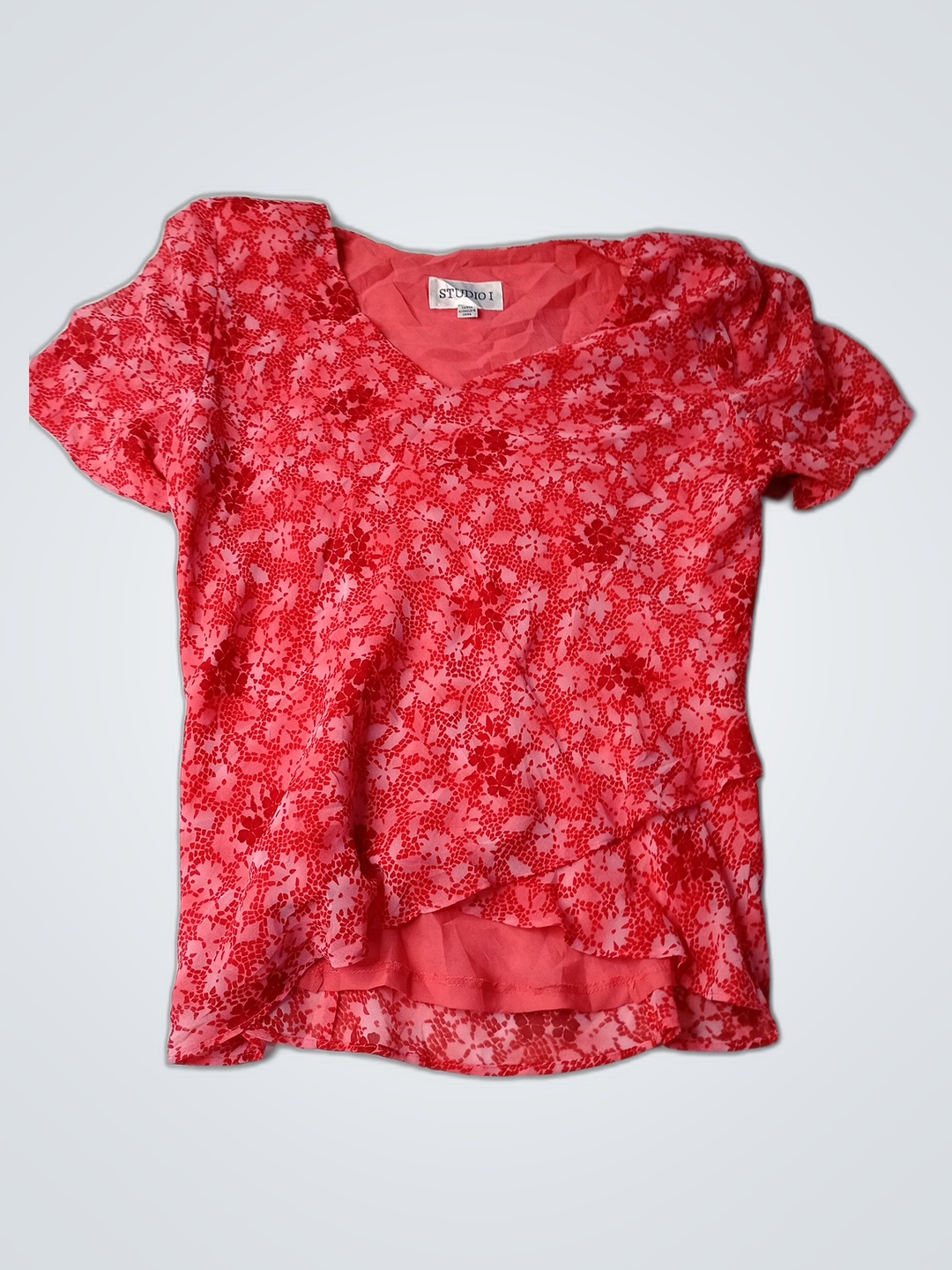 Blouse Fleurie Rose Studio 1