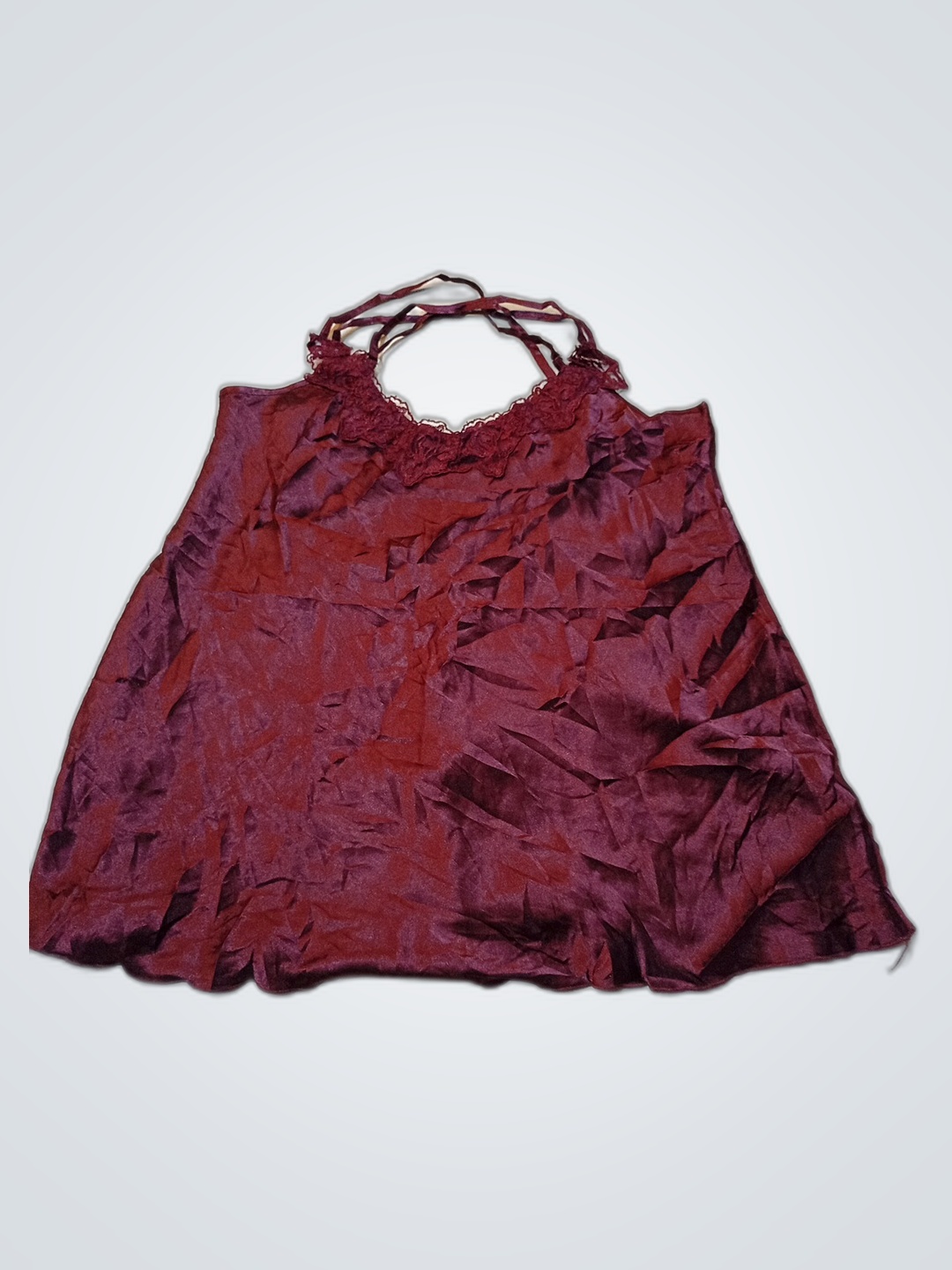 Top Halter bordeaux