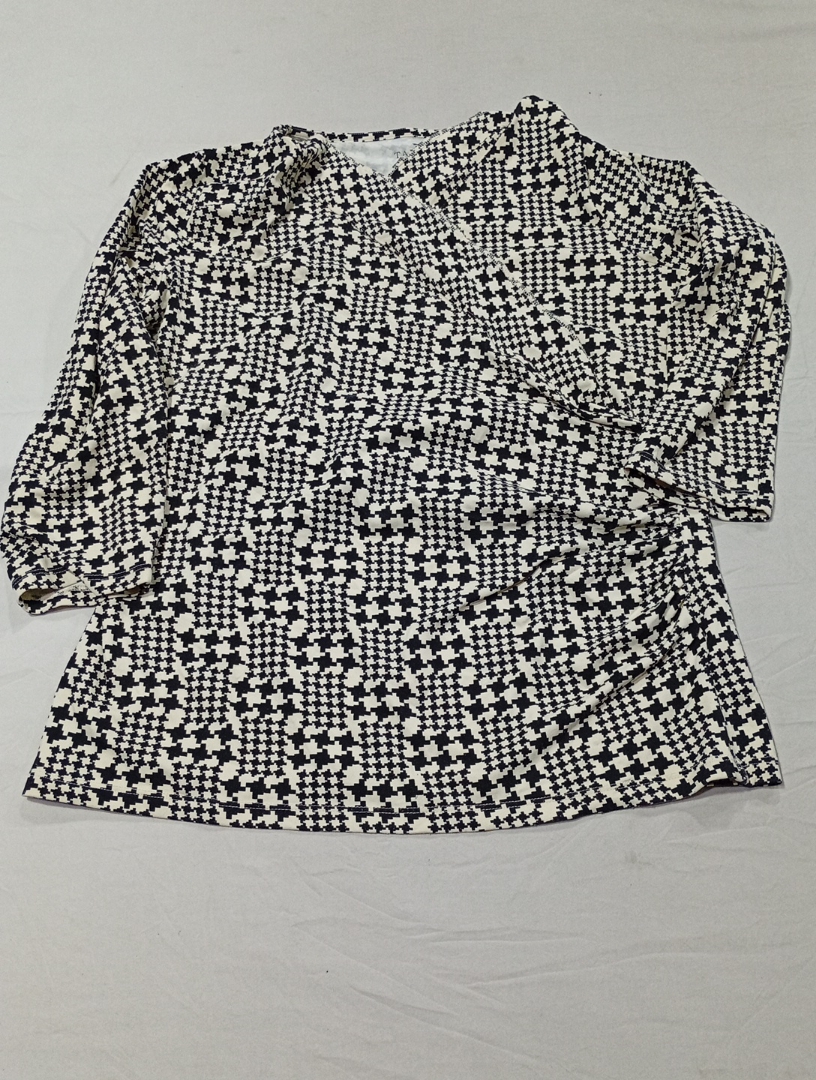 Talbots Petites Houndstooth Blouse