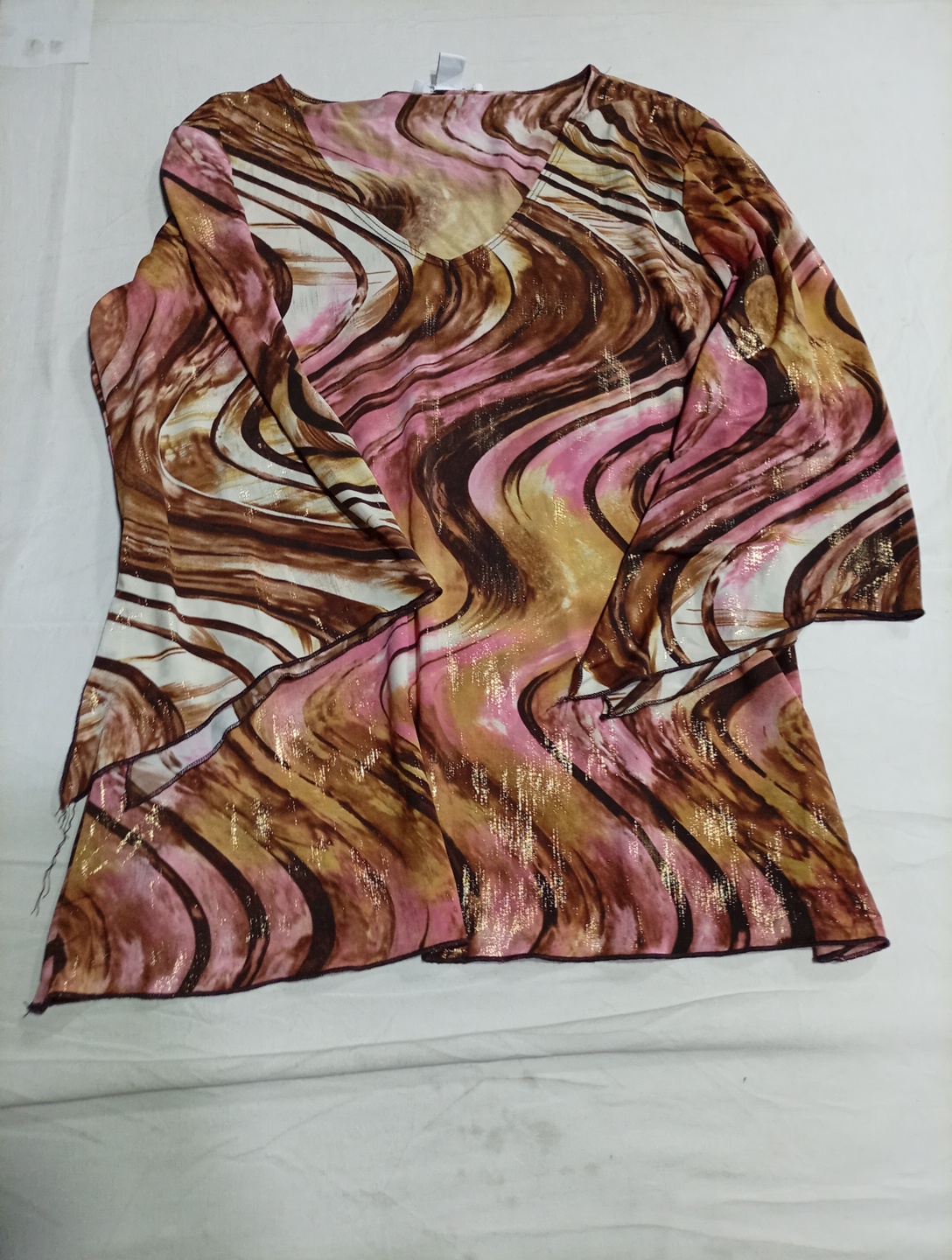 Dressbarn Marble Print Dress