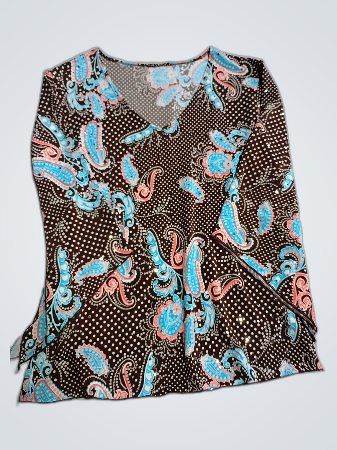 Blusa com Padrão Paisley