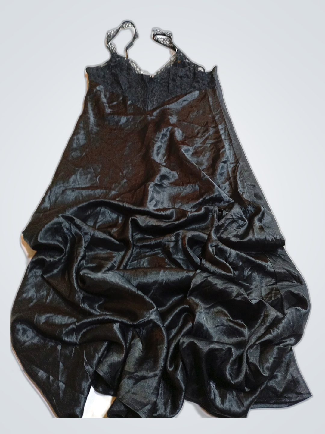 Victoria's Secret Black Lace Chemise