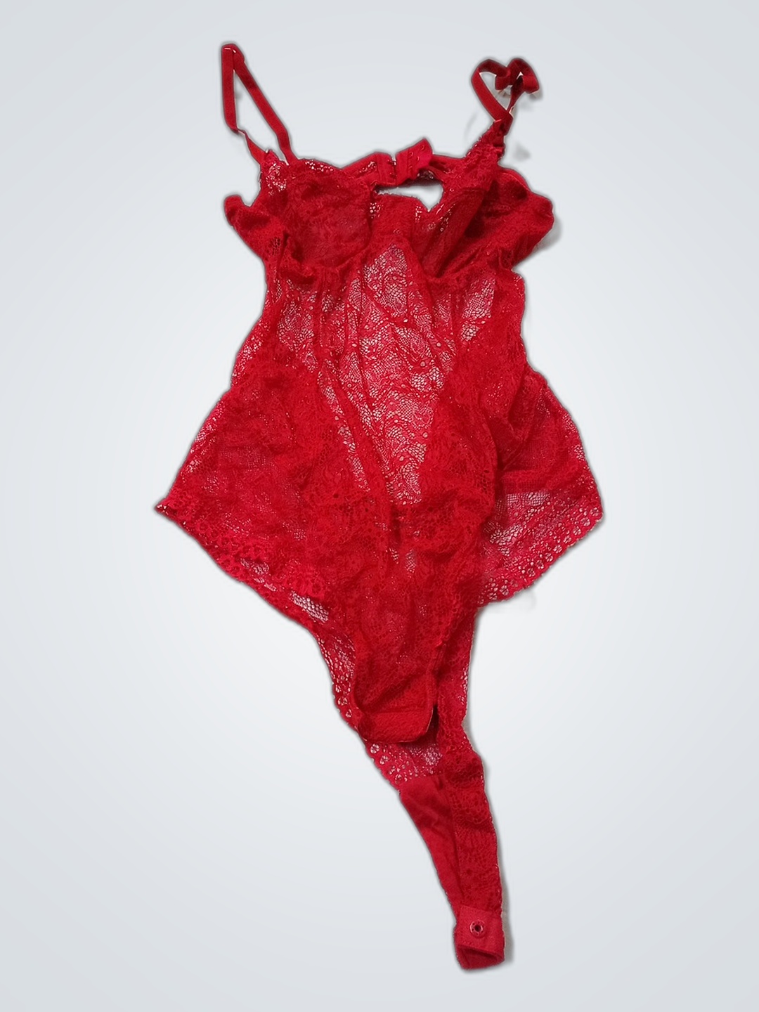 Red Lace Bodysuit