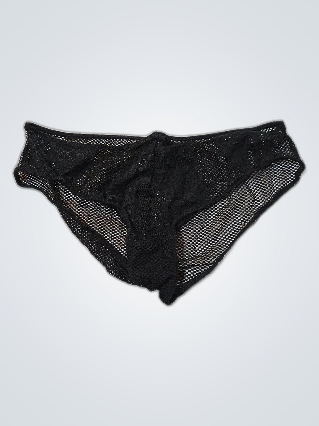 Schwarze Spitzenunterhosen