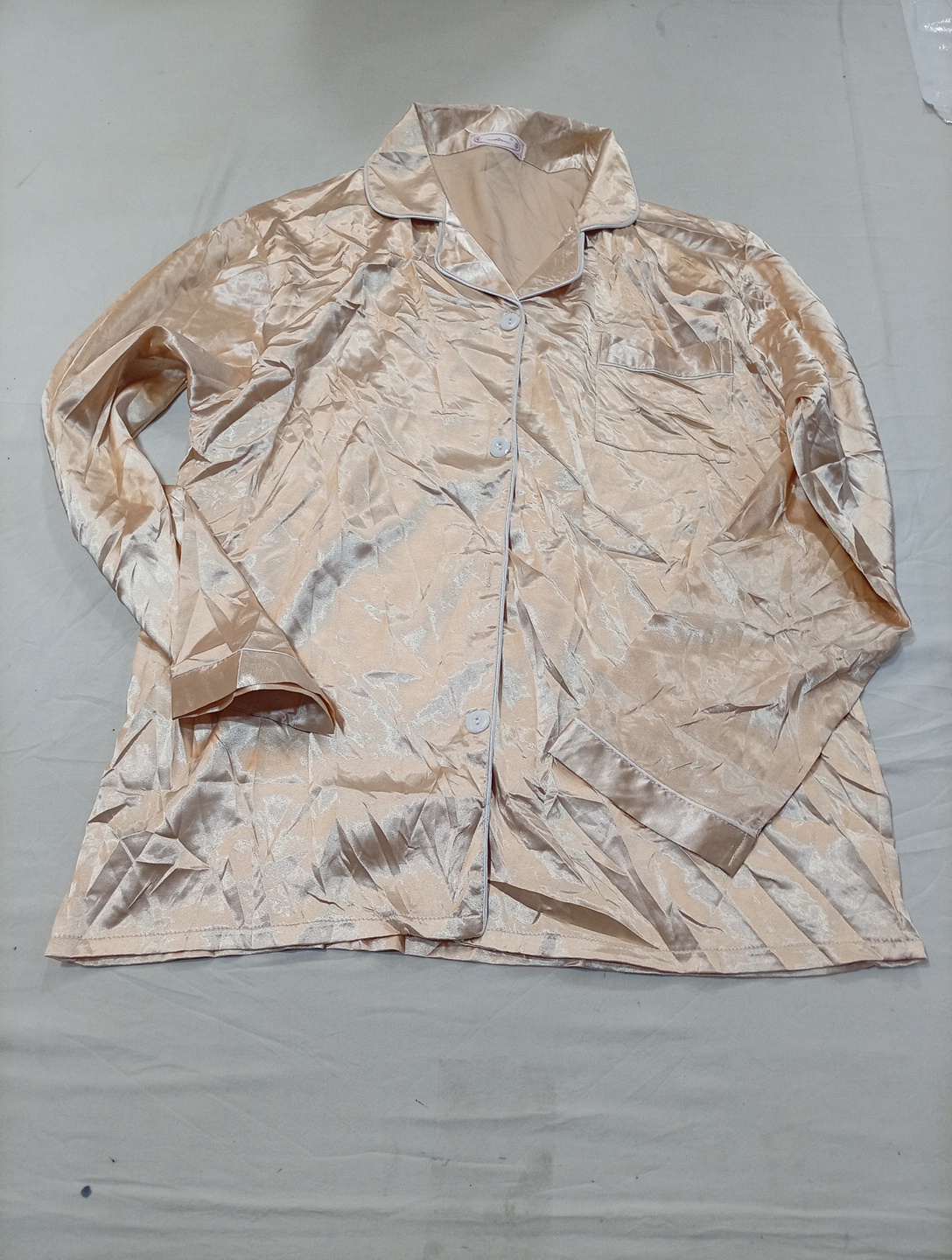 Silk Blend Long Sleeve Shirt