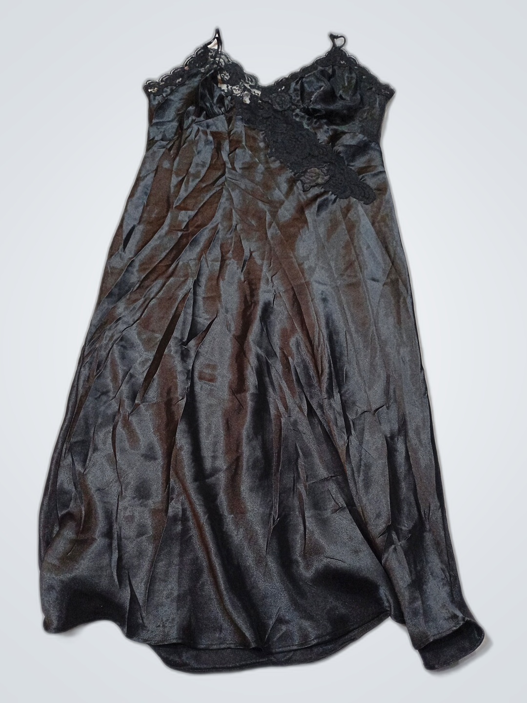 Victoria's Secret Black Lace Chemise