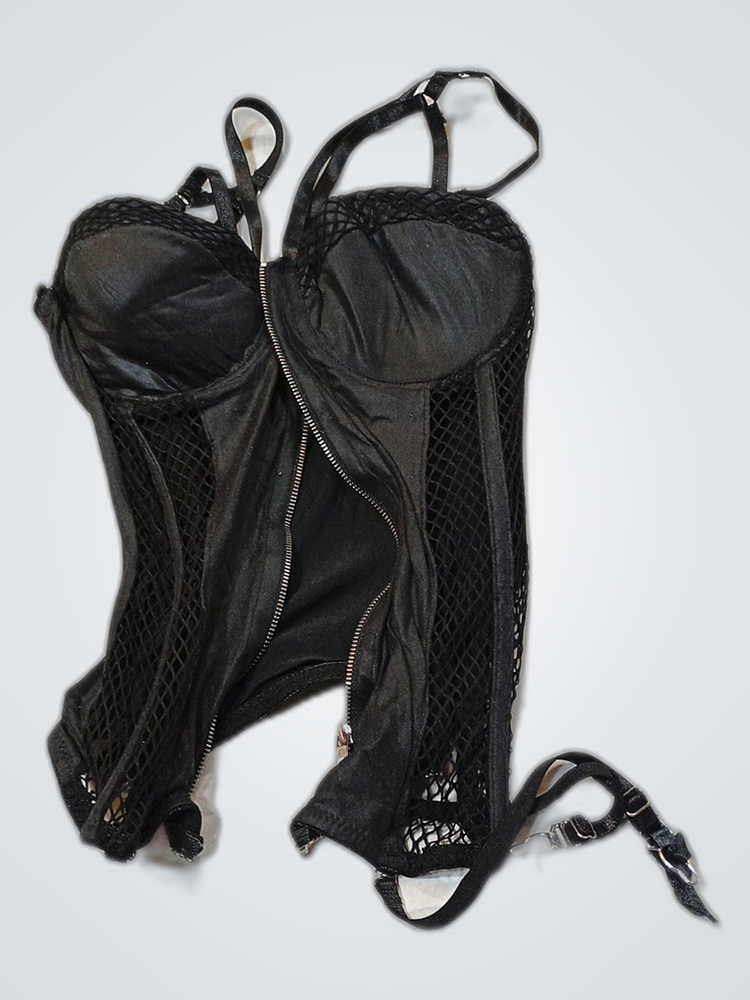 Savage X Fenty Black Lace Corset Top