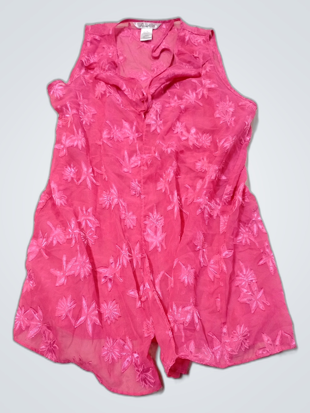 Camisole florale rose