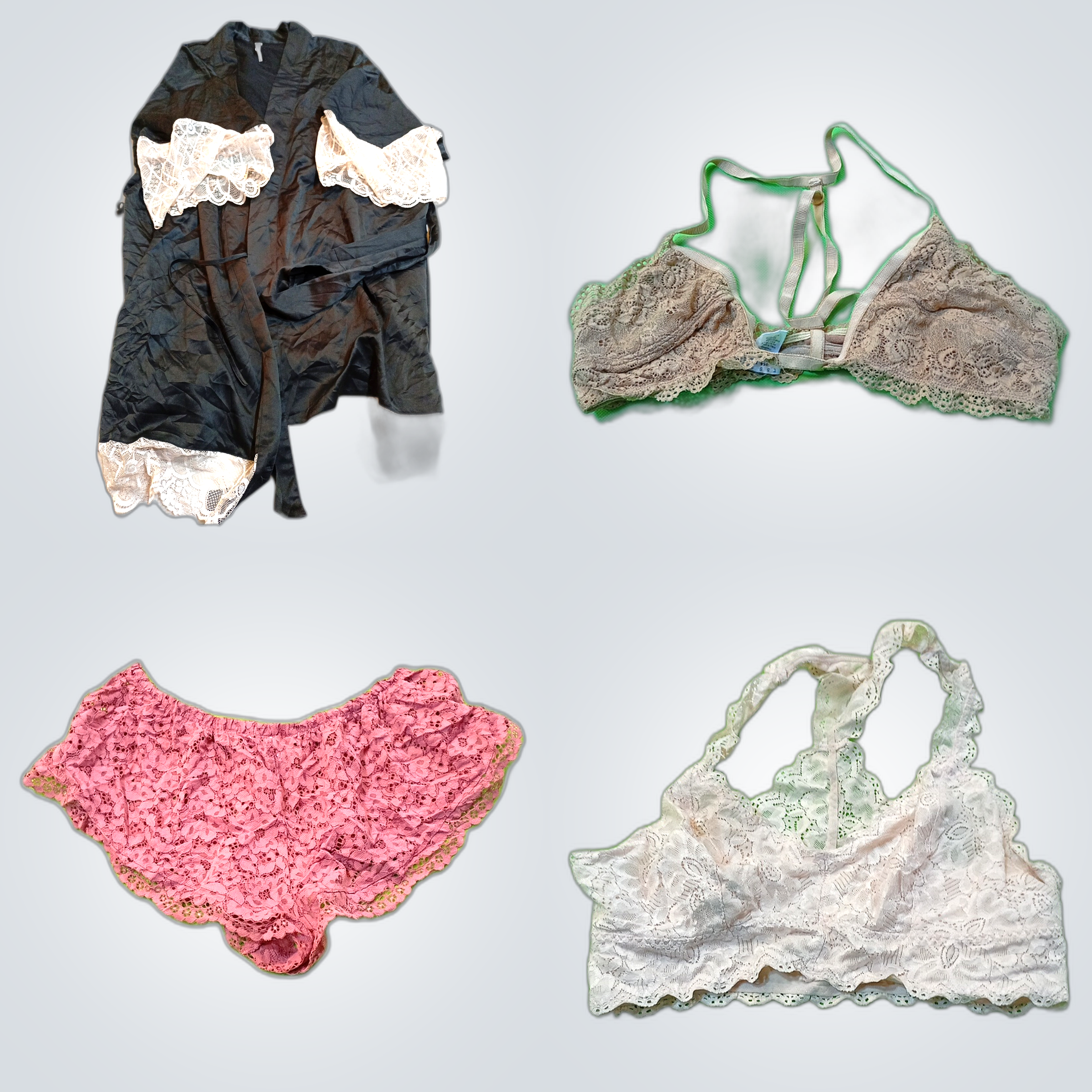 Bundle Roxy & Playboy : Tops en satin, sweat-shirt..